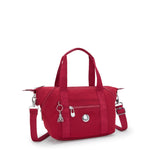 Kipling Art Mini Red Red Wine Shoulder Bag I2526-6SE