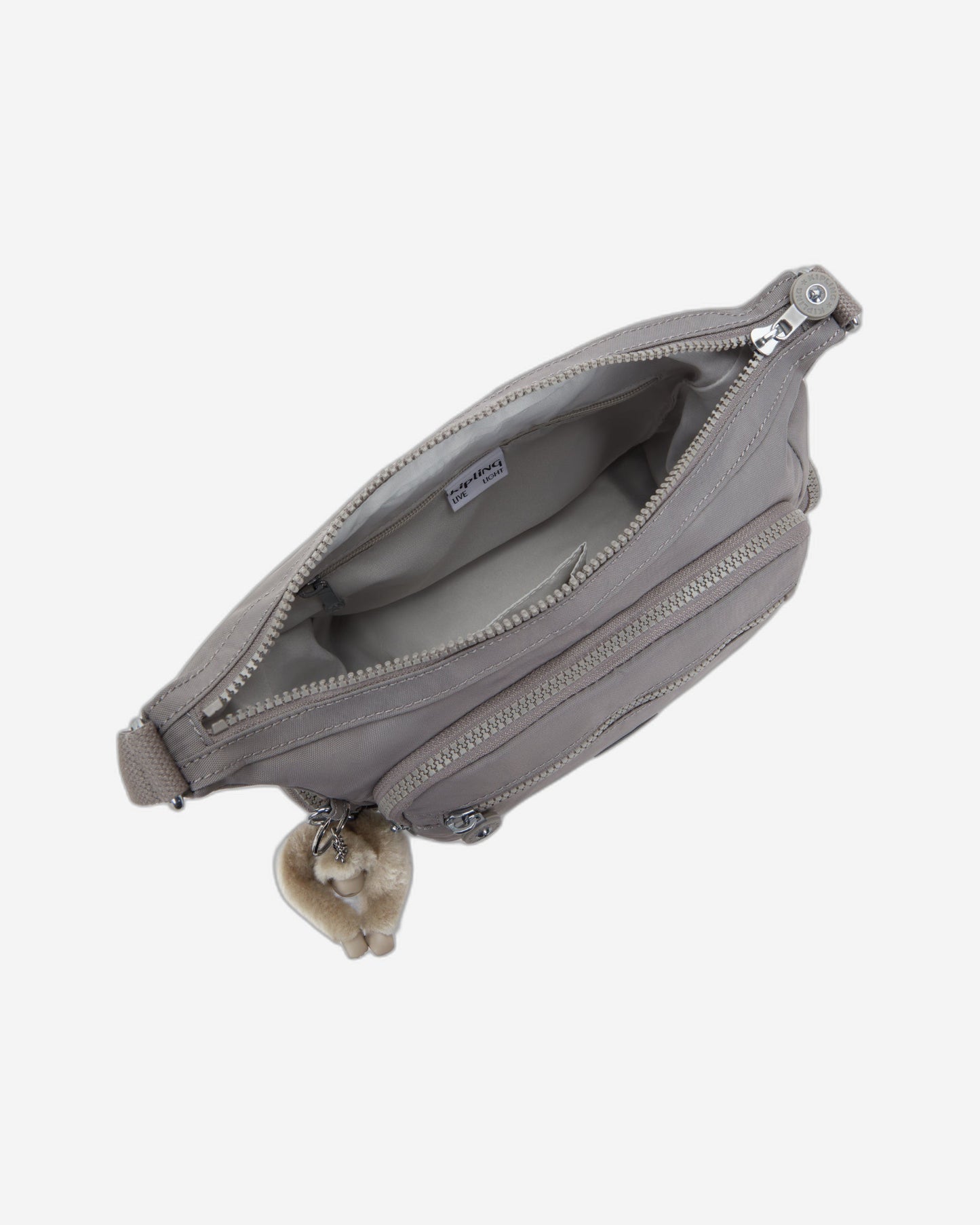 Kipling Gabbie S Inviting Grey Medium crossbody I2531-8DH