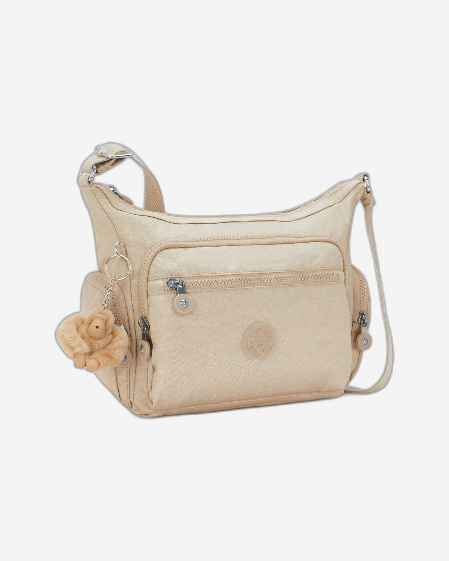 Kipling Gabbie S Sparkled Beige Medium crossbody I2532-5DV