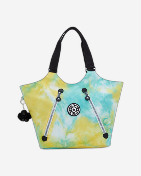Kipling New Cicely My Tie Dye Medium Tote Bag C2I2888-X95