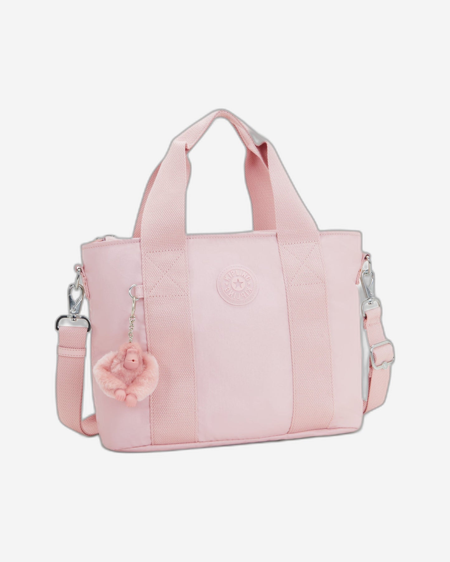 Kipling Minta M Pink Shine Medium Tote I2923-3DZ