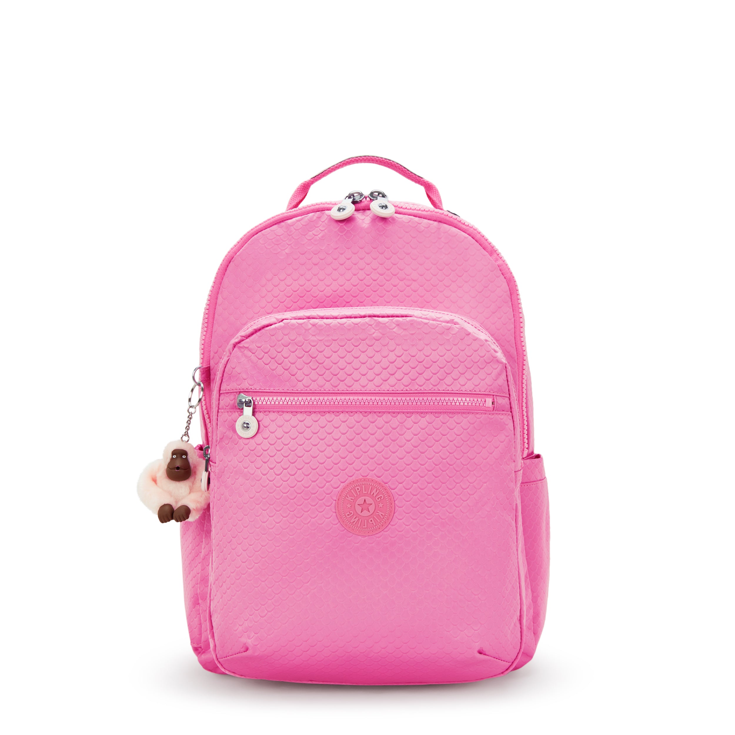 Kipling Seoul Lap Pink Mermaid Em Large backpack with laptop compartment I2932-56J