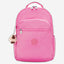 Kipling Seoul Lap Pink Mermaid Em Large Backpack with Laptop Compartment I2932-56J