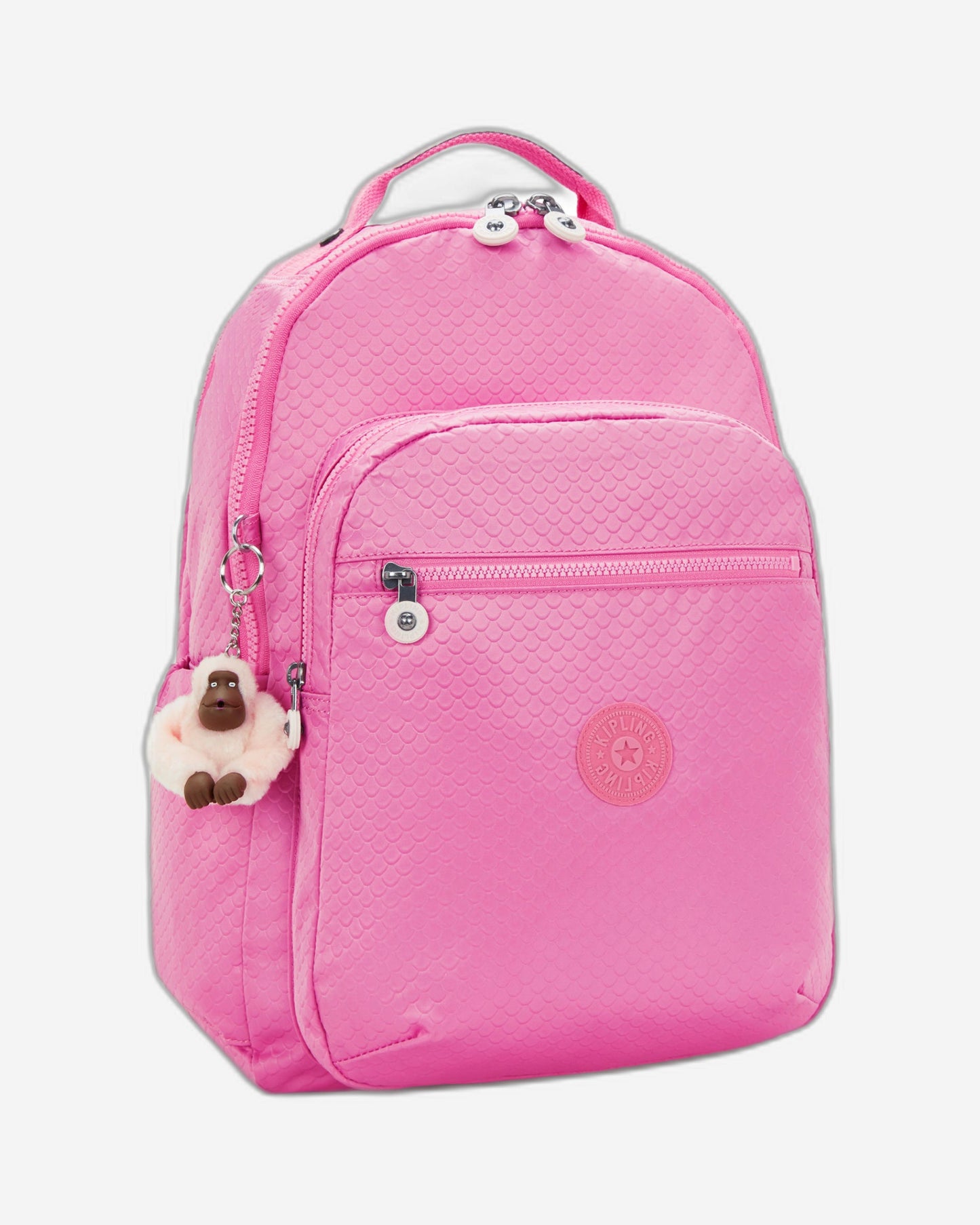 Kipling Seoul Lap Pink Mermaid Em Large backpack with laptop compartment I2932-56J