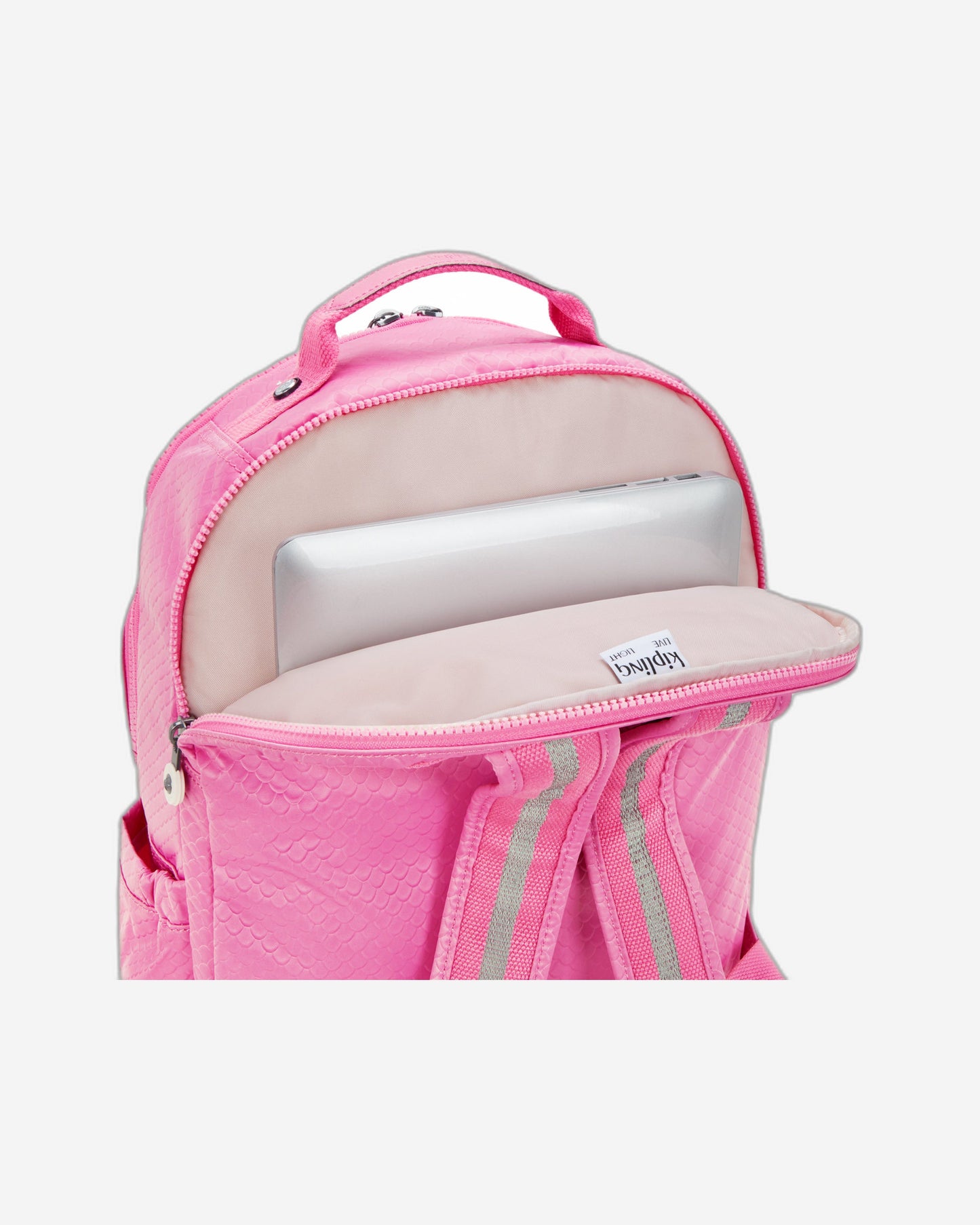 Kipling Seoul Lap Pink Mermaid Em Large backpack with laptop compartment I2932-56J