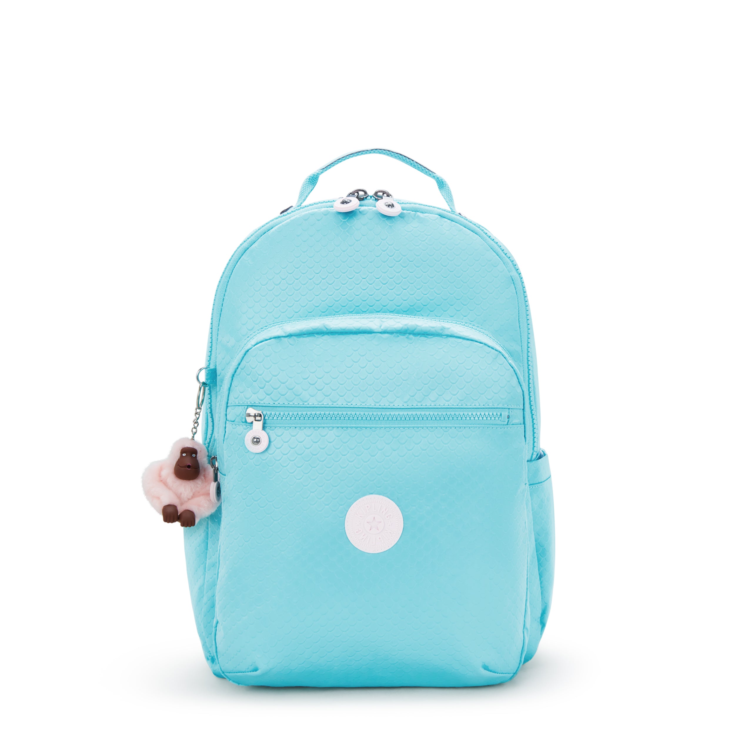 Kipling Seoul Lap Mermaid Emboss Large backpack with laptop compartment I2932-62H