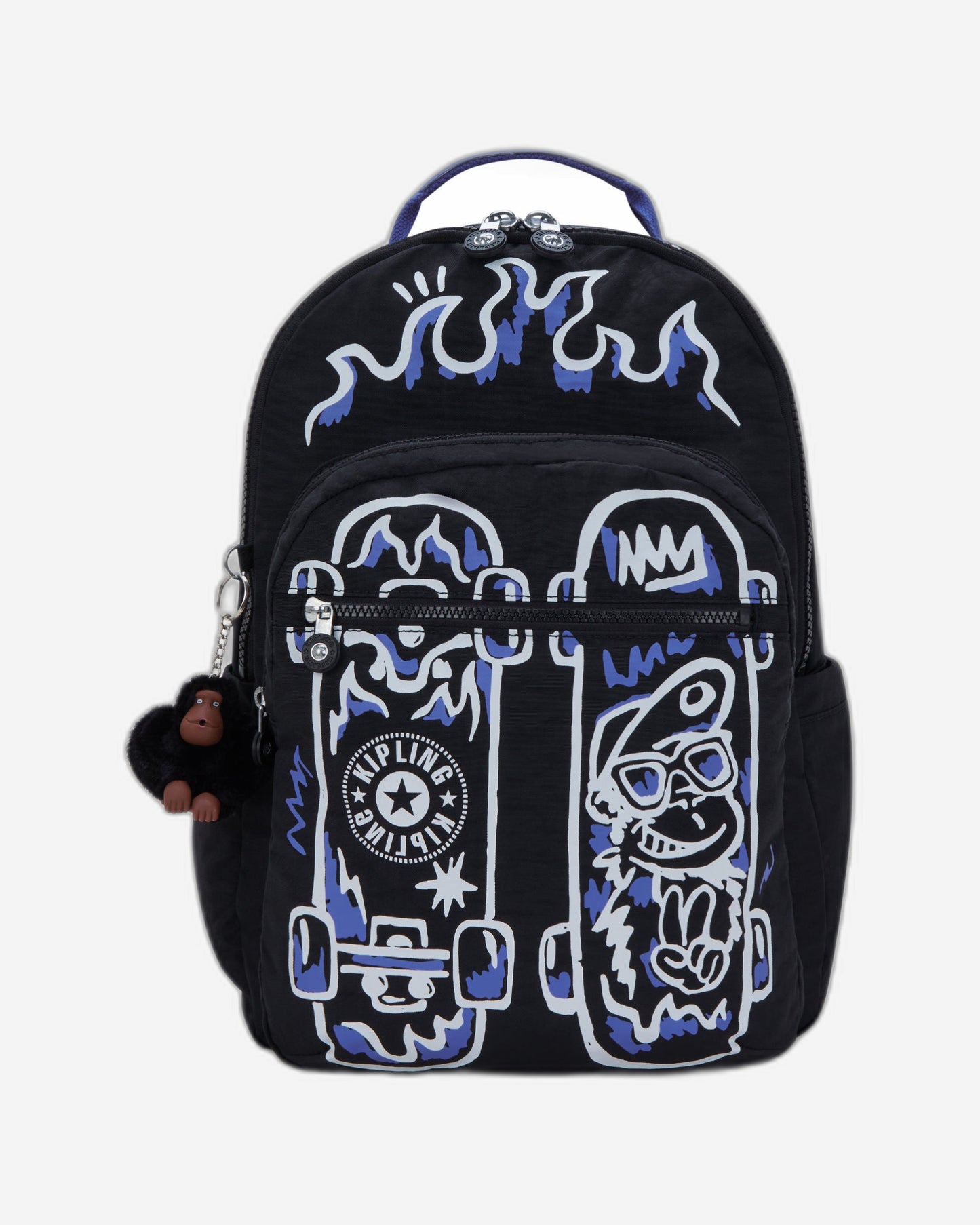 Kipling Seoul Lap Fire Skate Large backpack with laptop compartment I2932-80S