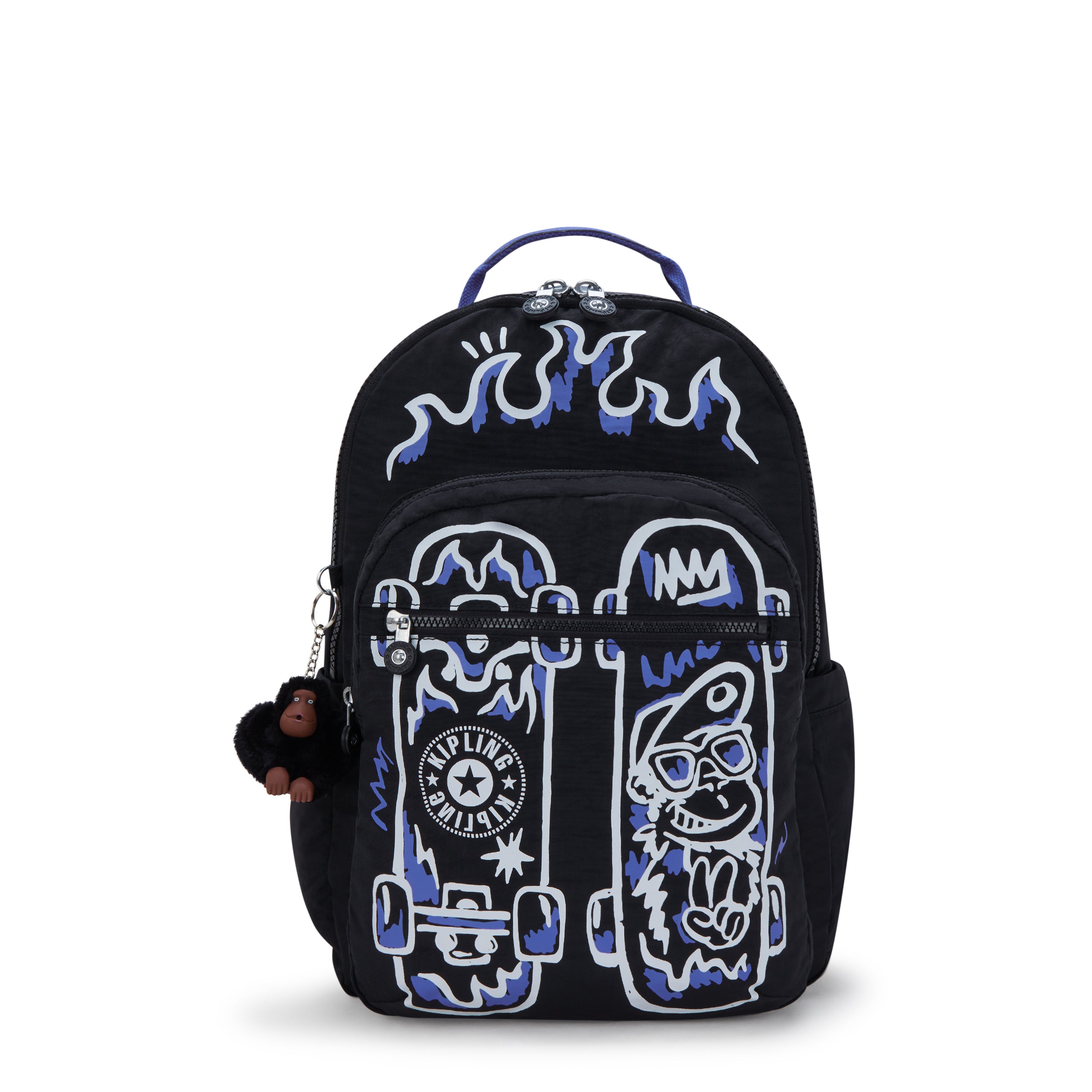 Kipling Seoul Lap Fire Skate Large backpack with laptop compartment I2932-80S