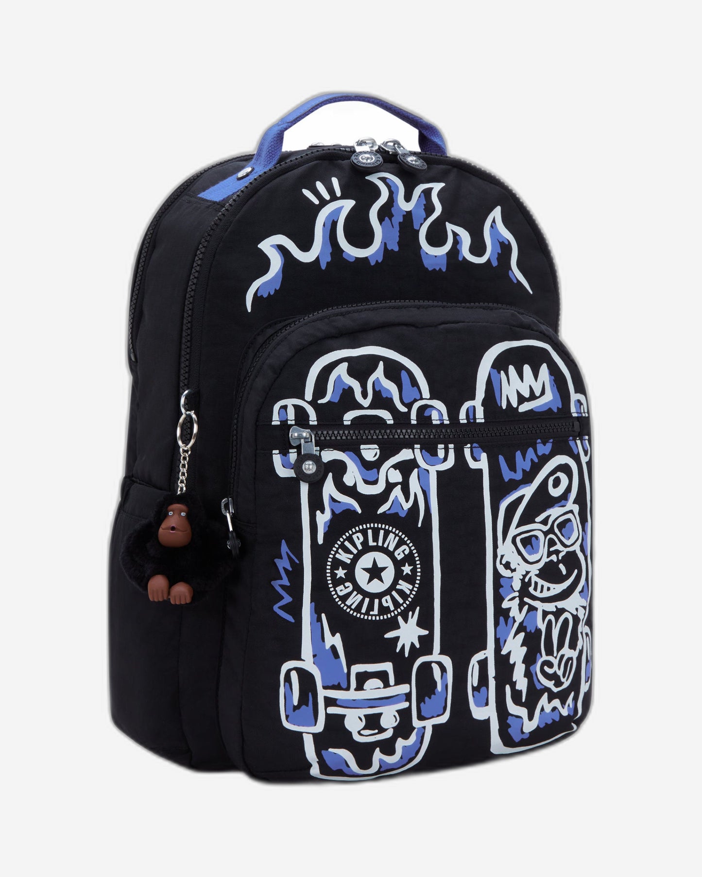 Kipling Seoul Lap Fire Skate Large backpack with laptop compartment I2932-80S