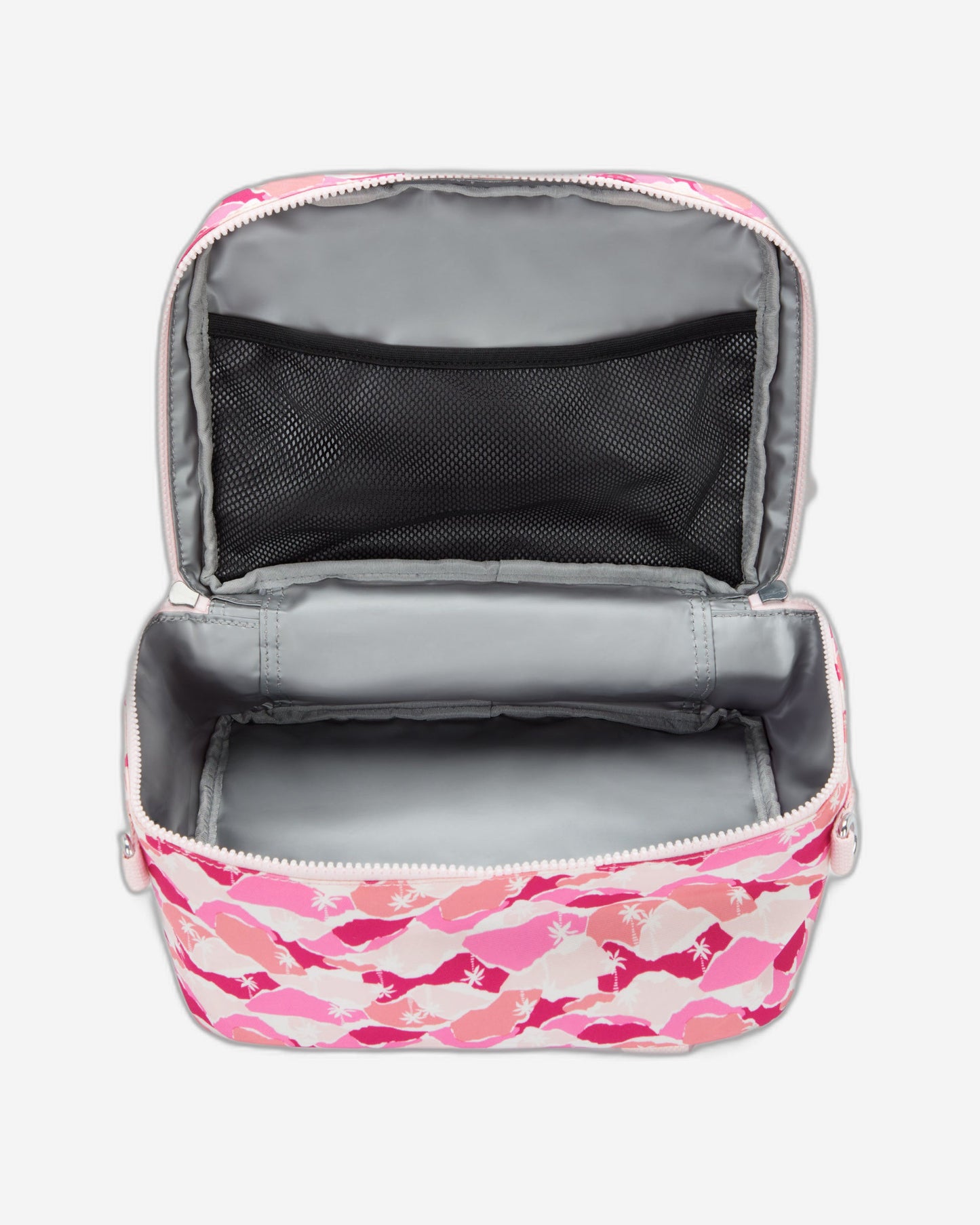 Kipling Miyo Pink Palm Large lunchbag with trolley sleeve I2989-1BV