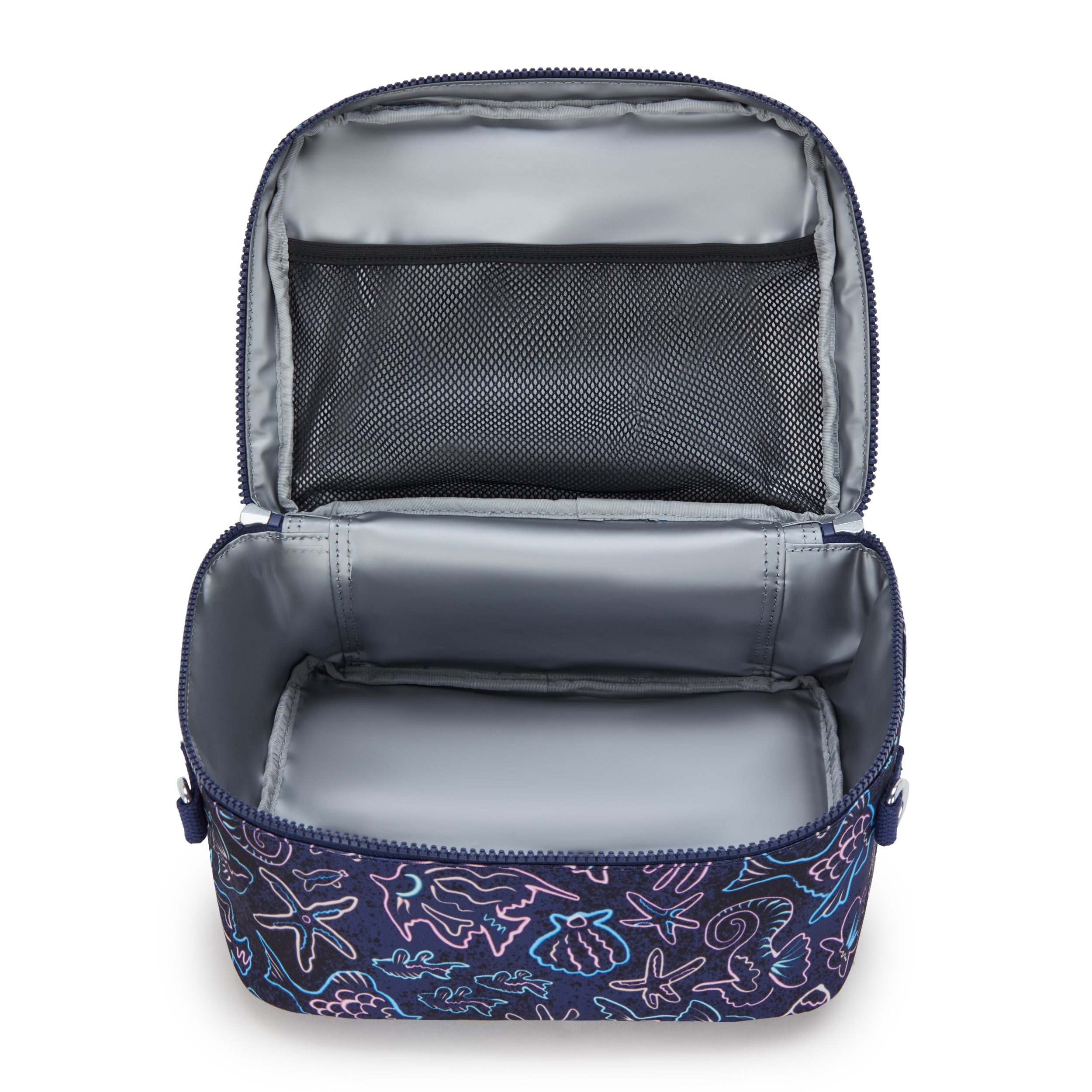 Kipling Miyo Disco Fish Large lunchbag with trolley sleeve I2989-4FK