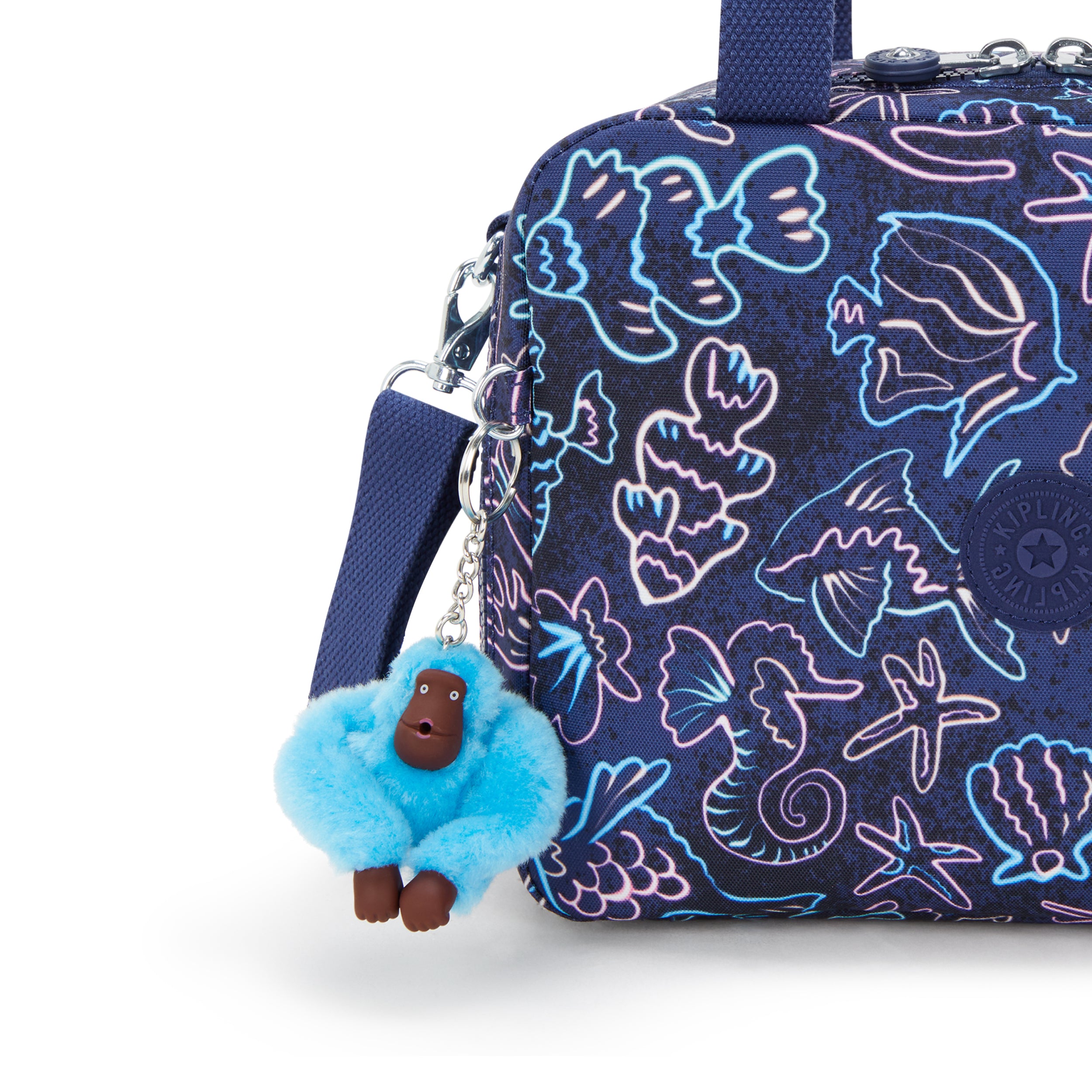 Kipling Miyo Disco Fish Large lunchbag with trolley sleeve I2989-4FK