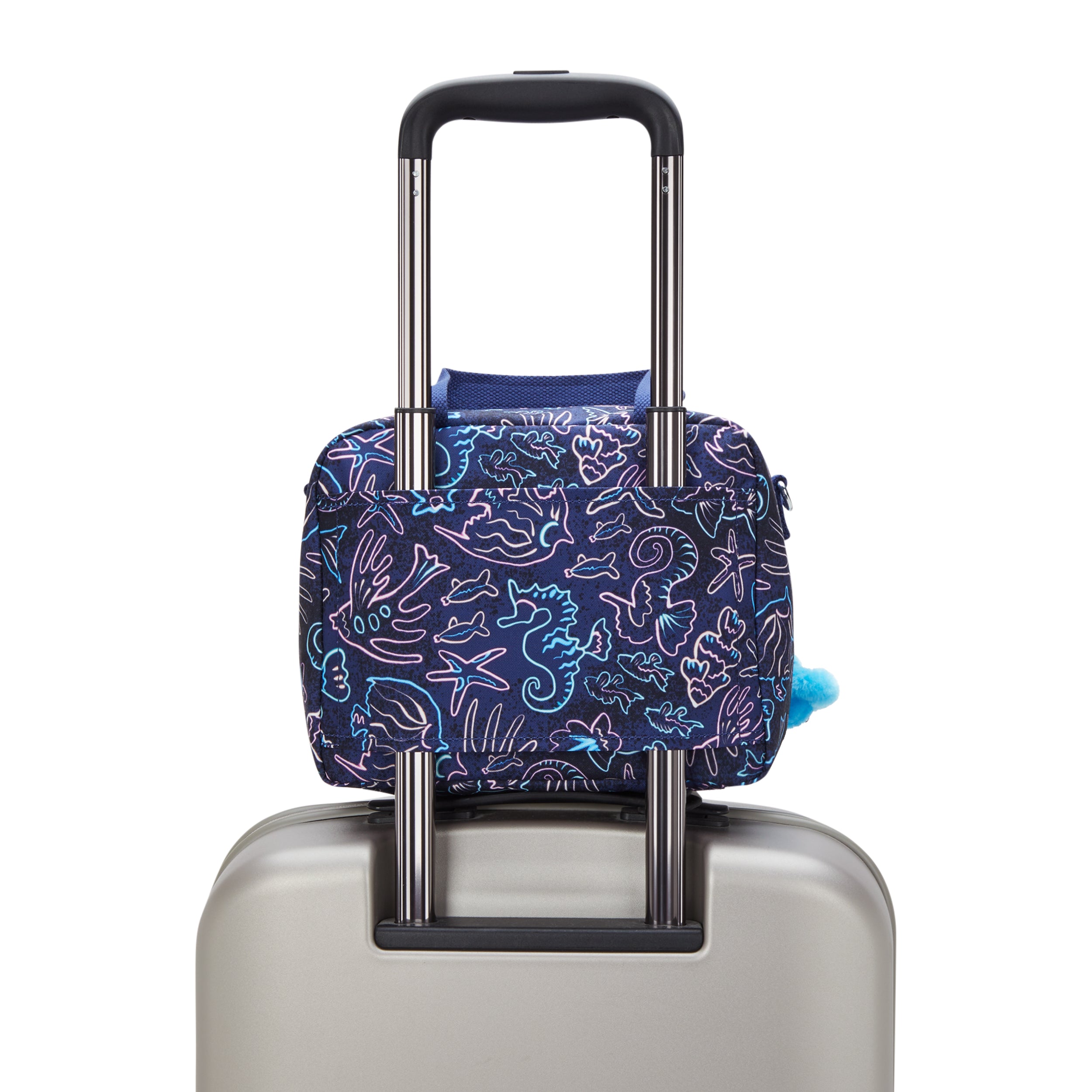 Kipling Miyo Disco Fish Large lunchbag with trolley sleeve I2989-4FK