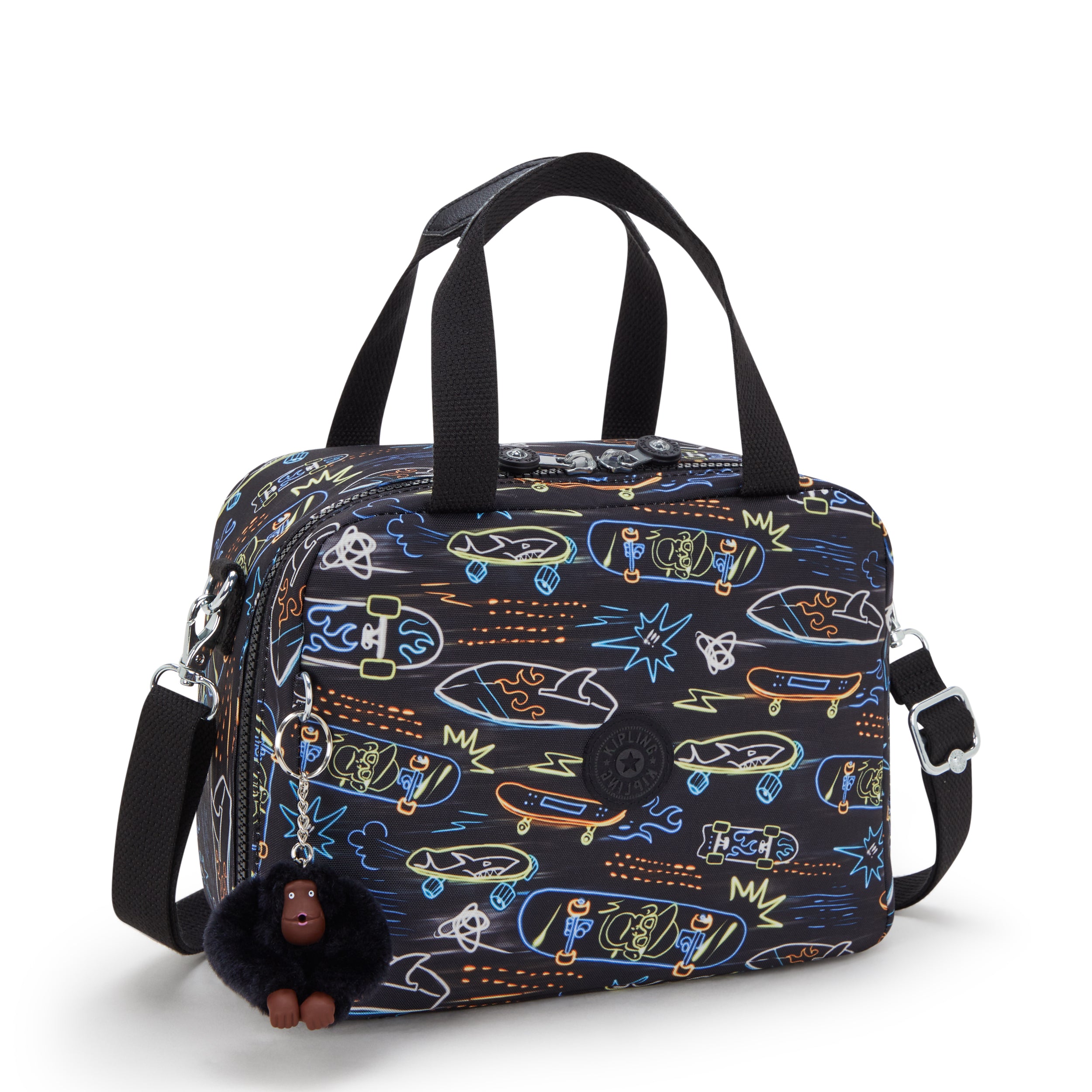 Kipling Miyo Neon Skate Large lunchbag with trolley sleeve I2989-71M