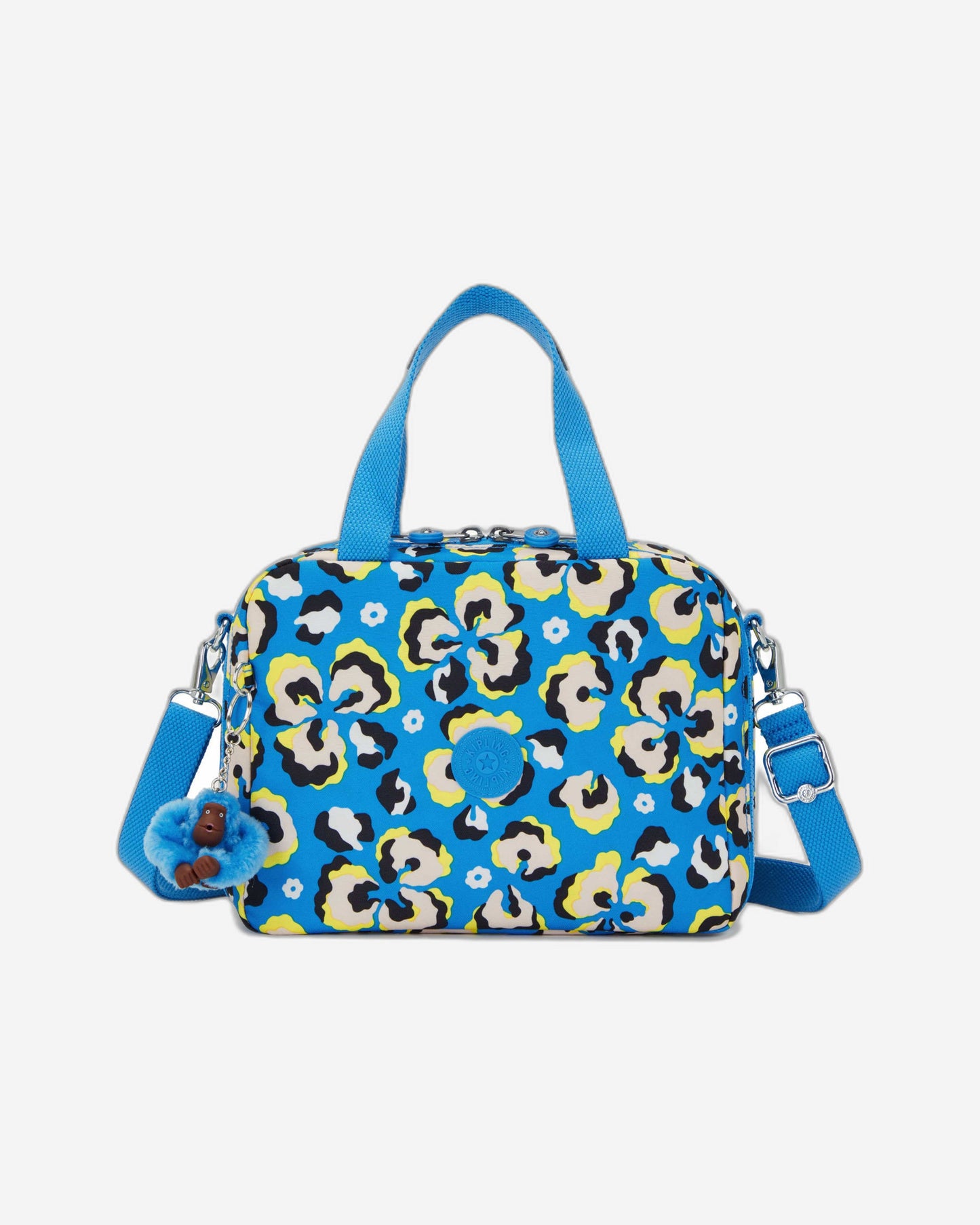 Kipling Miyo Leopard Floral Large Lunch Bag with Trolley Sleeve C2I2989-P2A