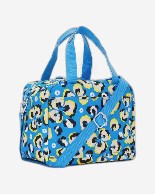 Kipling Miyo Leopard Floral Large Lunch Bag with Trolley Sleeve C2I2989-P2A