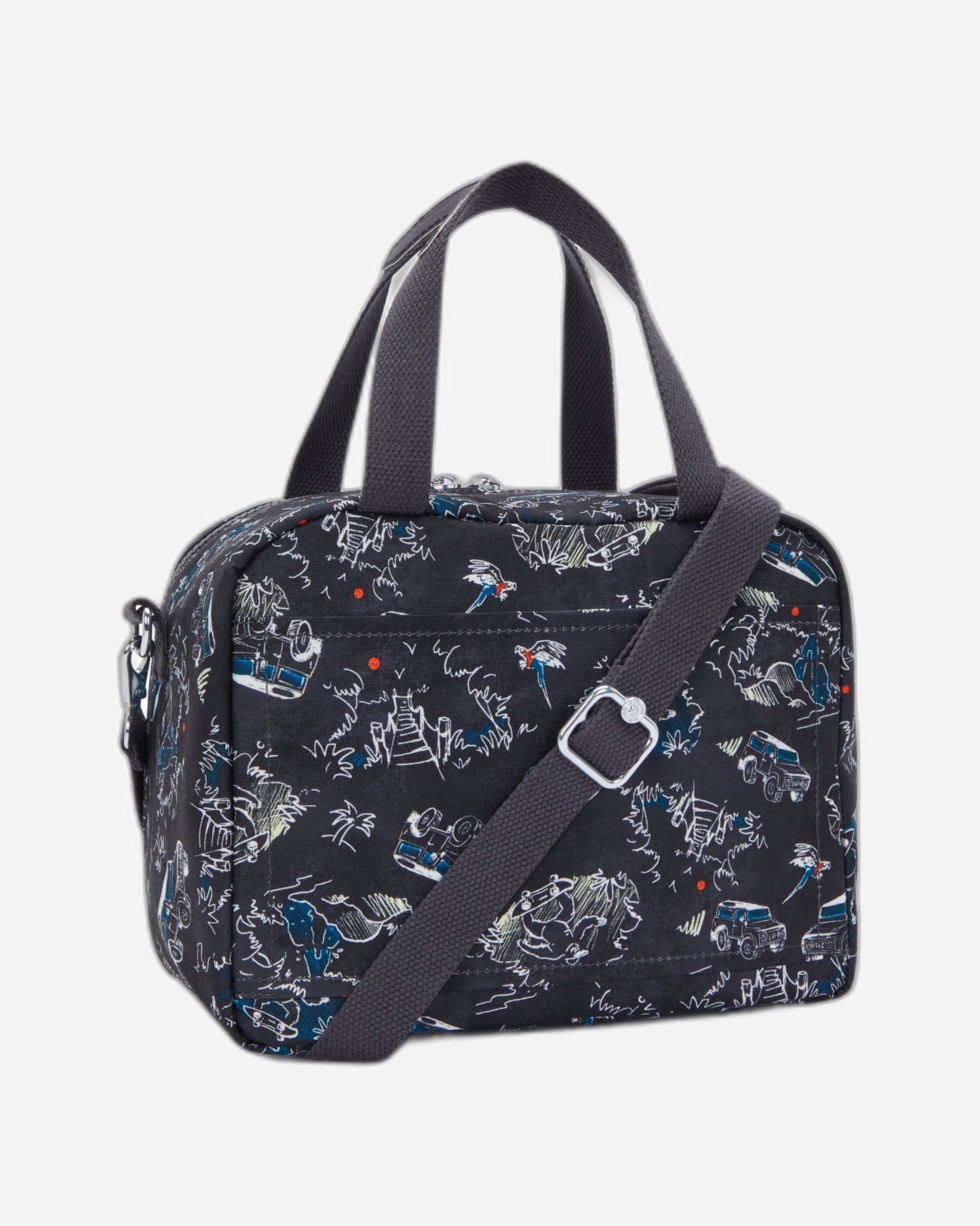 Kipling Miyo Jungle Fun Race Large Lunch Bag with Trolley Sleeve C2I2989-TJ3