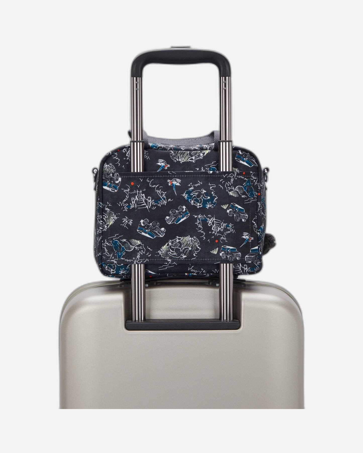 Kipling Miyo Jungle Fun Race Large Lunch Bag with Trolley Sleeve C2I2989-TJ3