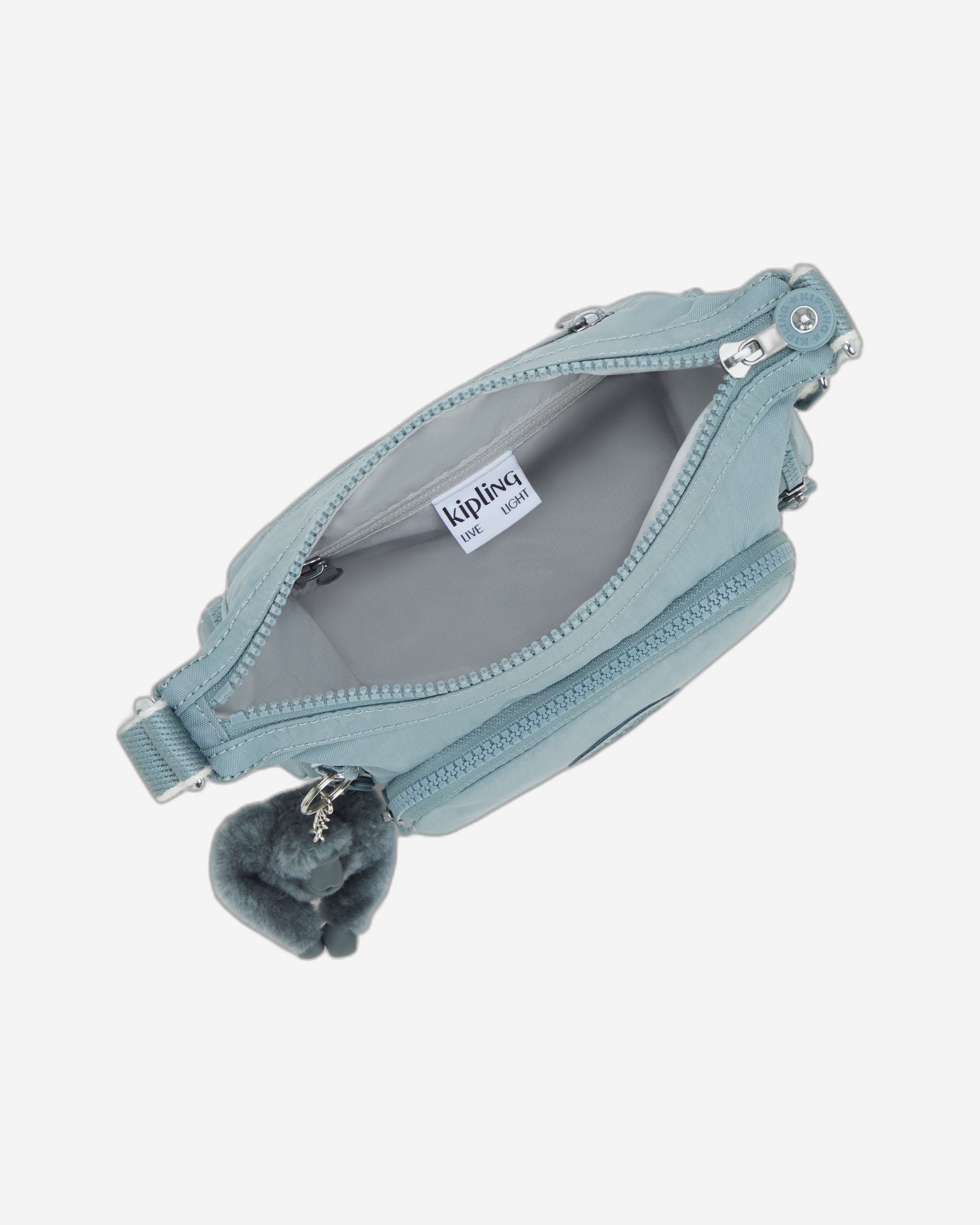 Kipling Gabbie Mini Relaxed Grey Crossbody Bag I3057-3NL