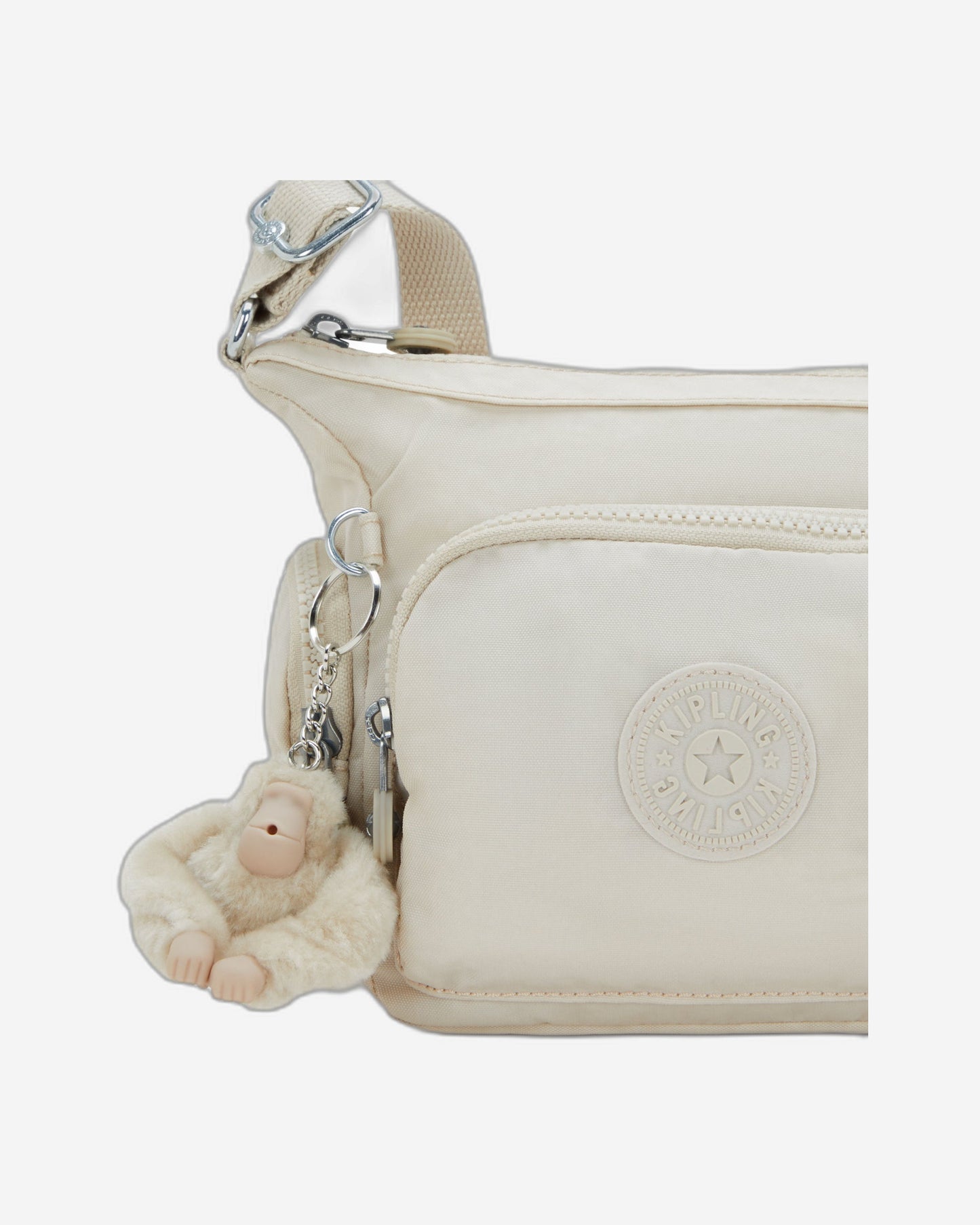 Kipling Gabbie Mini Hideaway Beige Small Crossbody I3057-7JR