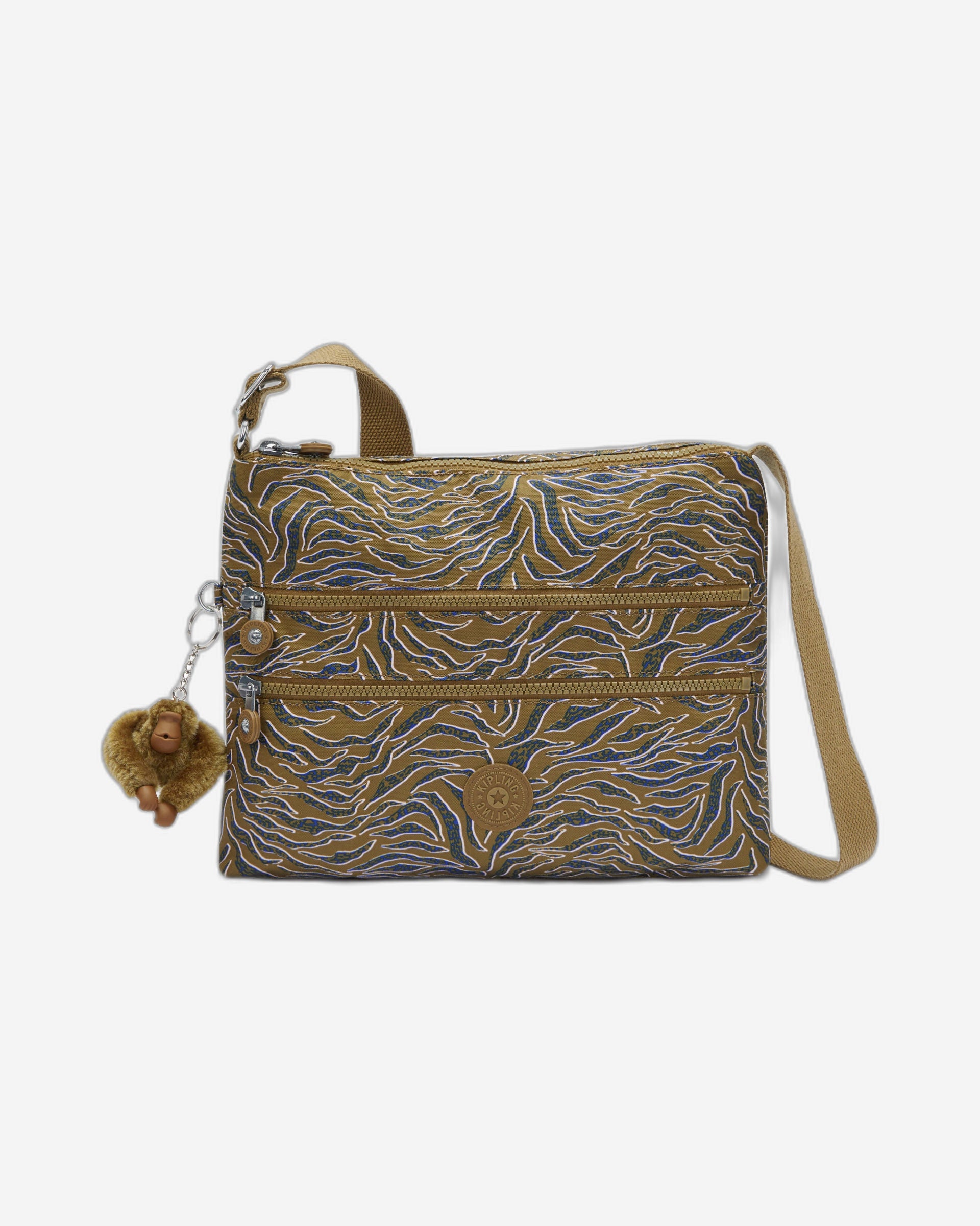 Kipling Alvar Undersea Leaves Medium Crossbody Bag I3066-1PR