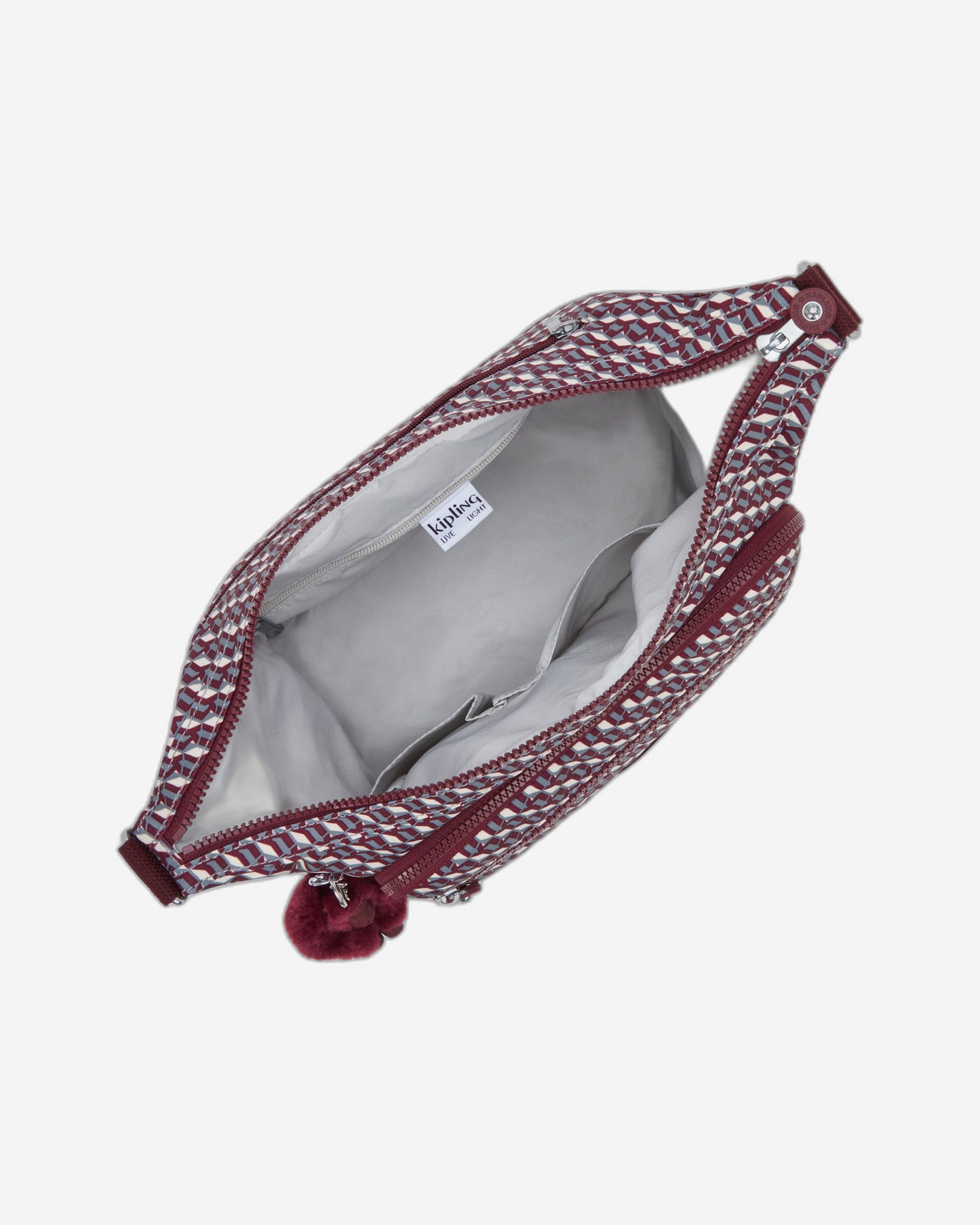 Kipling Gabbie 3Dk Wine Large crossbody I3186-1PB