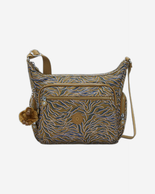 Kipling Gabbie Undersea Leaves Large Crossbody Bag I3186-1PR