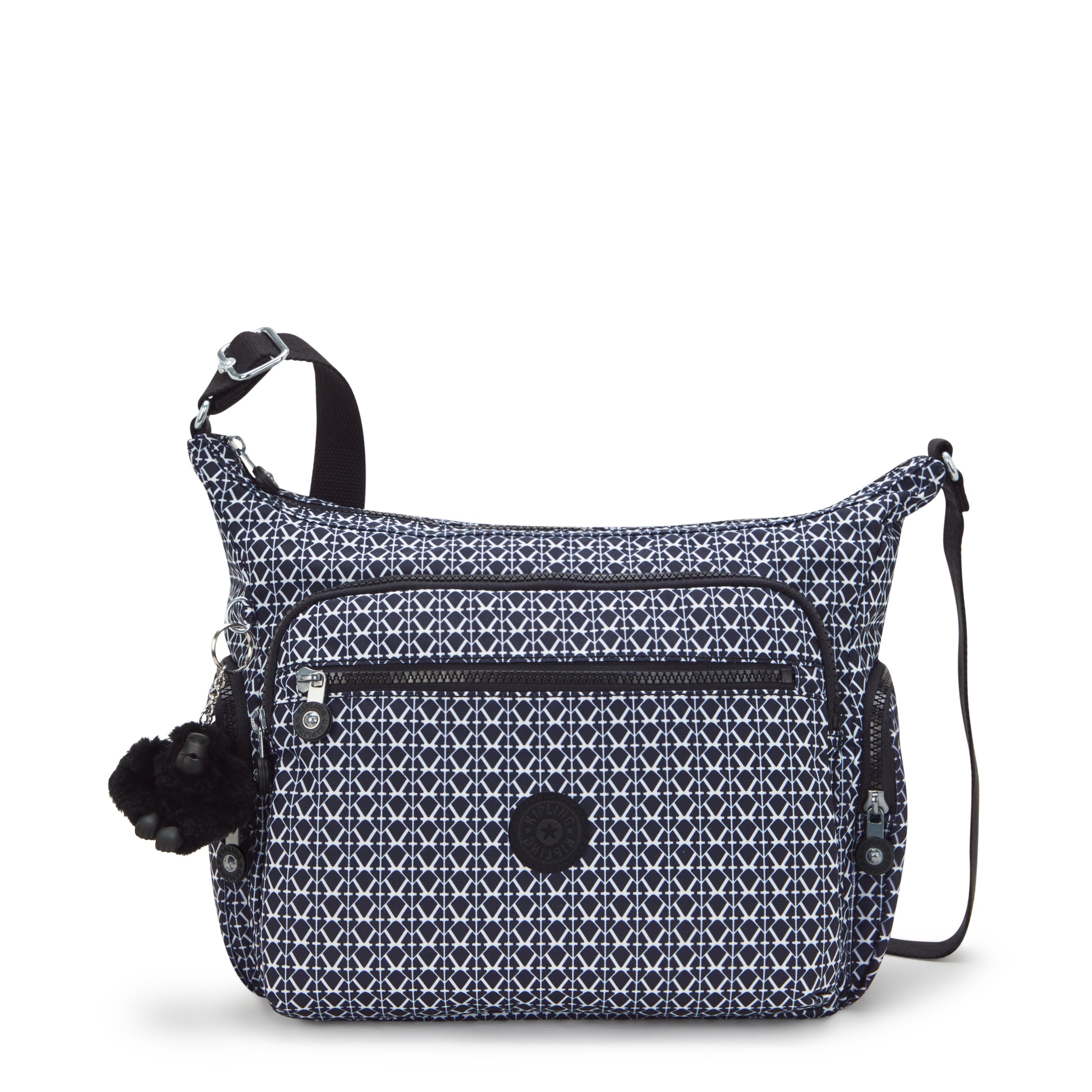 Kipling Gabbie Signature Print Large Crossbody Bag I3186-DD2