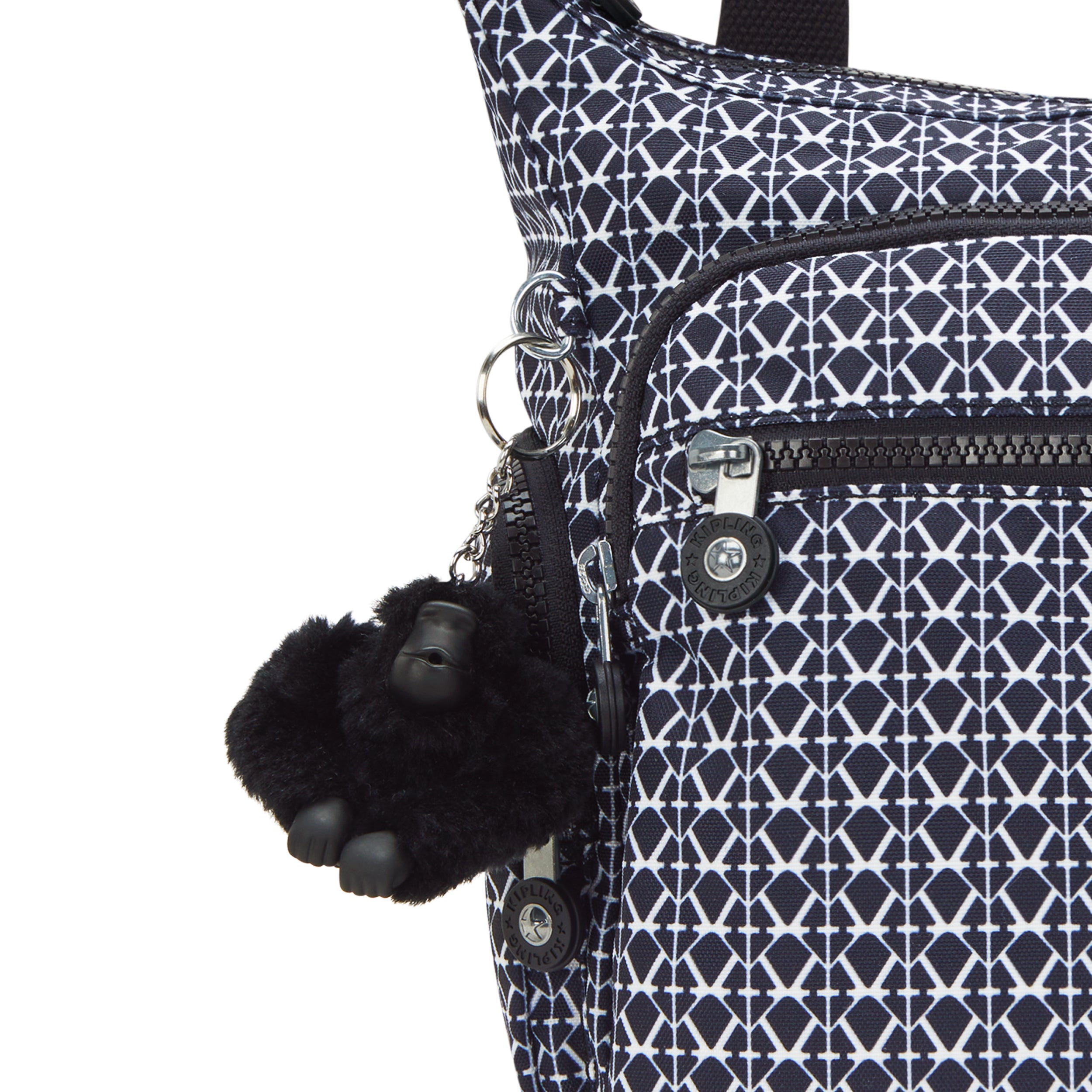 Kipling Gabbie Signature Print Large Crossbody Bag I3186-DD2