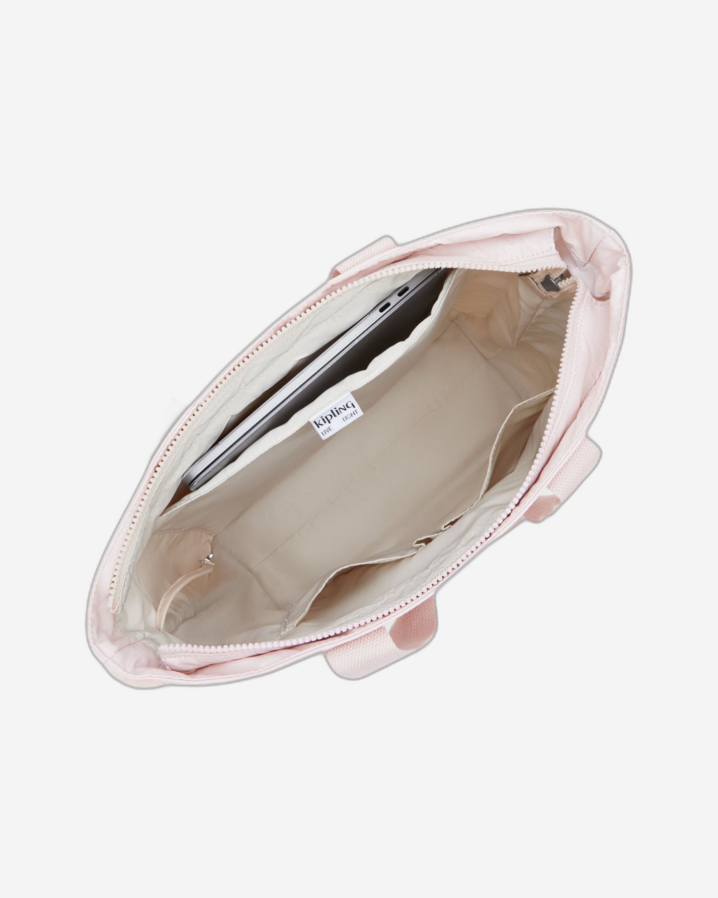 Kipling Hanifa Pink Shine Large Tote I3272-3DZ