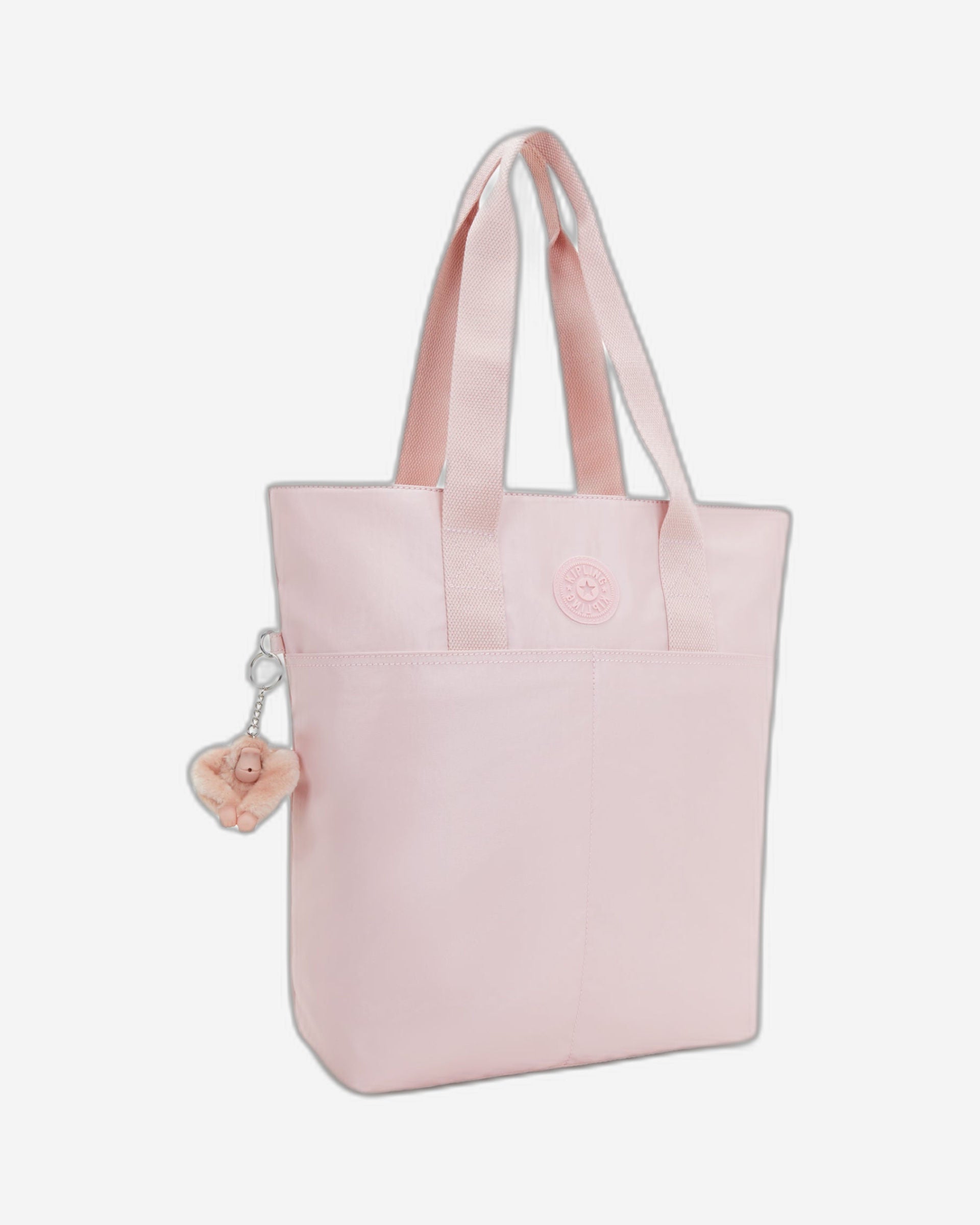 Kipling Hanifa Pink Shine Tote Bag I3272-3DZ