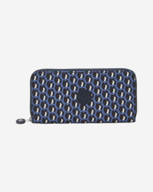 Kipling Money World 3D K Blue Large Wallet I3285-4JS