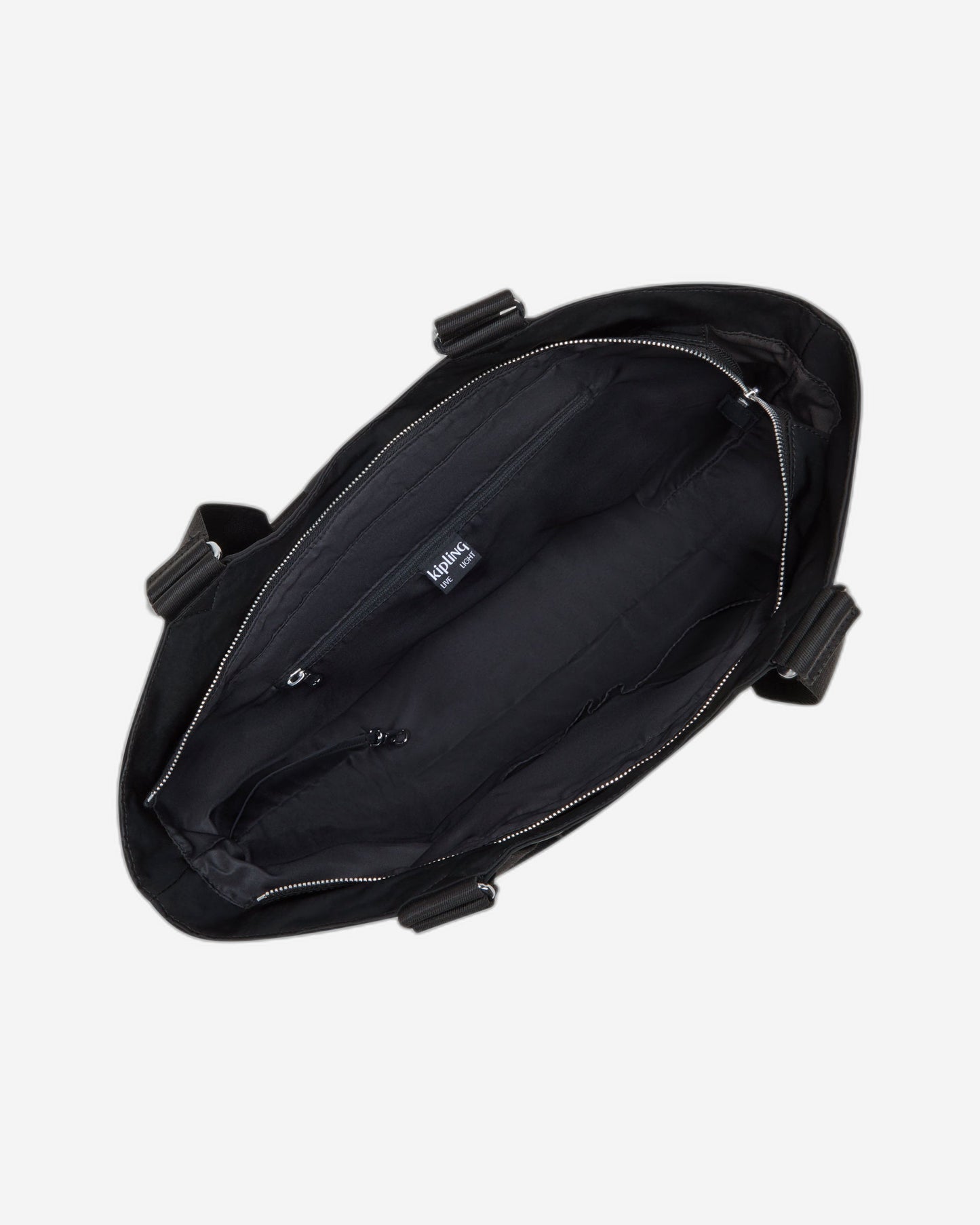 Kipling Recicely Black Spice Medium Tote with Zipped & Magnetic Closure I3286-5JB