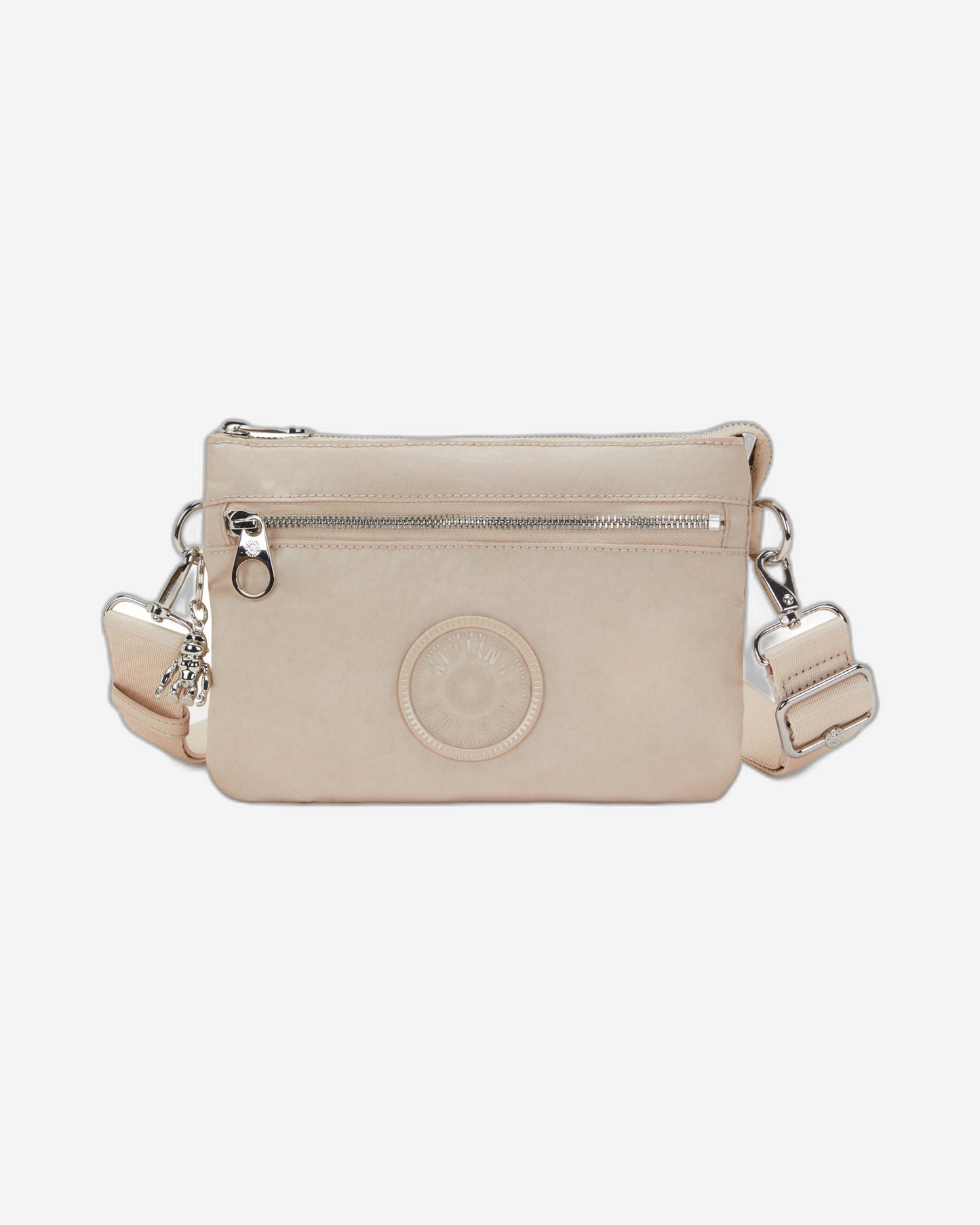 Kipling Riri Zip Beige Spice Small Crossbody  I3302-26J