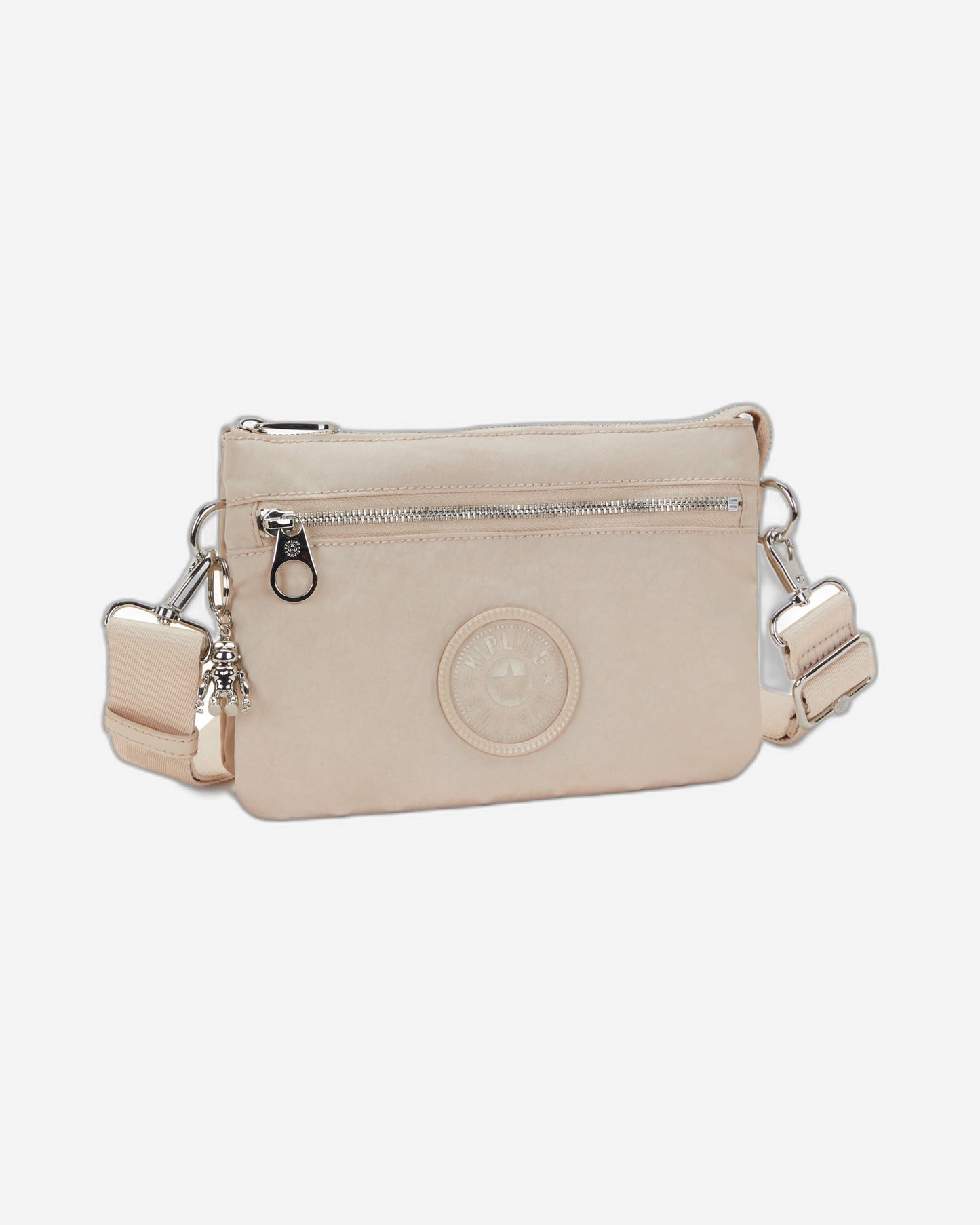 Kipling Riri Zip Beige Spice Small Crossbody  I3302-26J