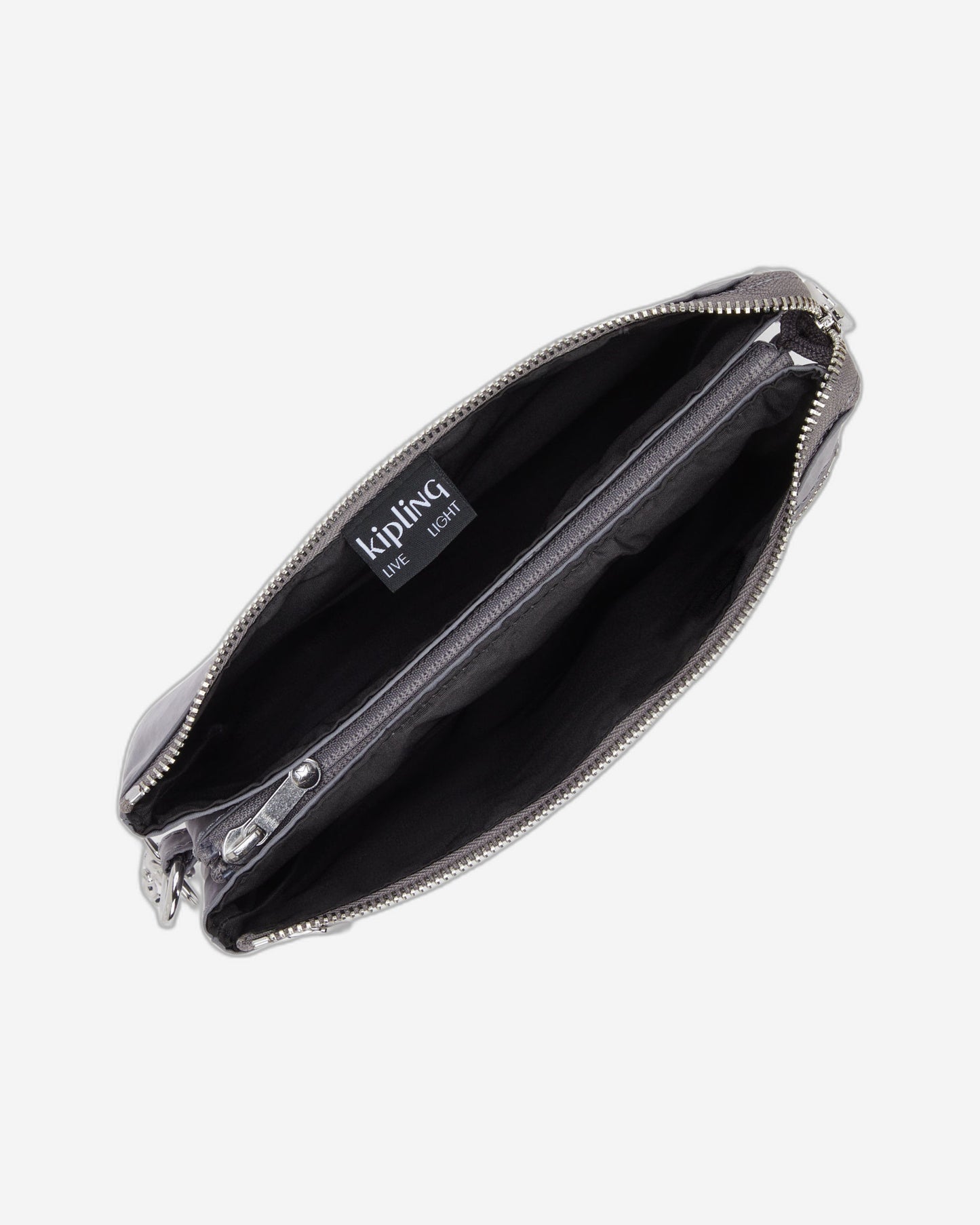 Kipling Riri Zip Grey Spice Small crossbody (with removable shoulderstrap) I3302-4GV