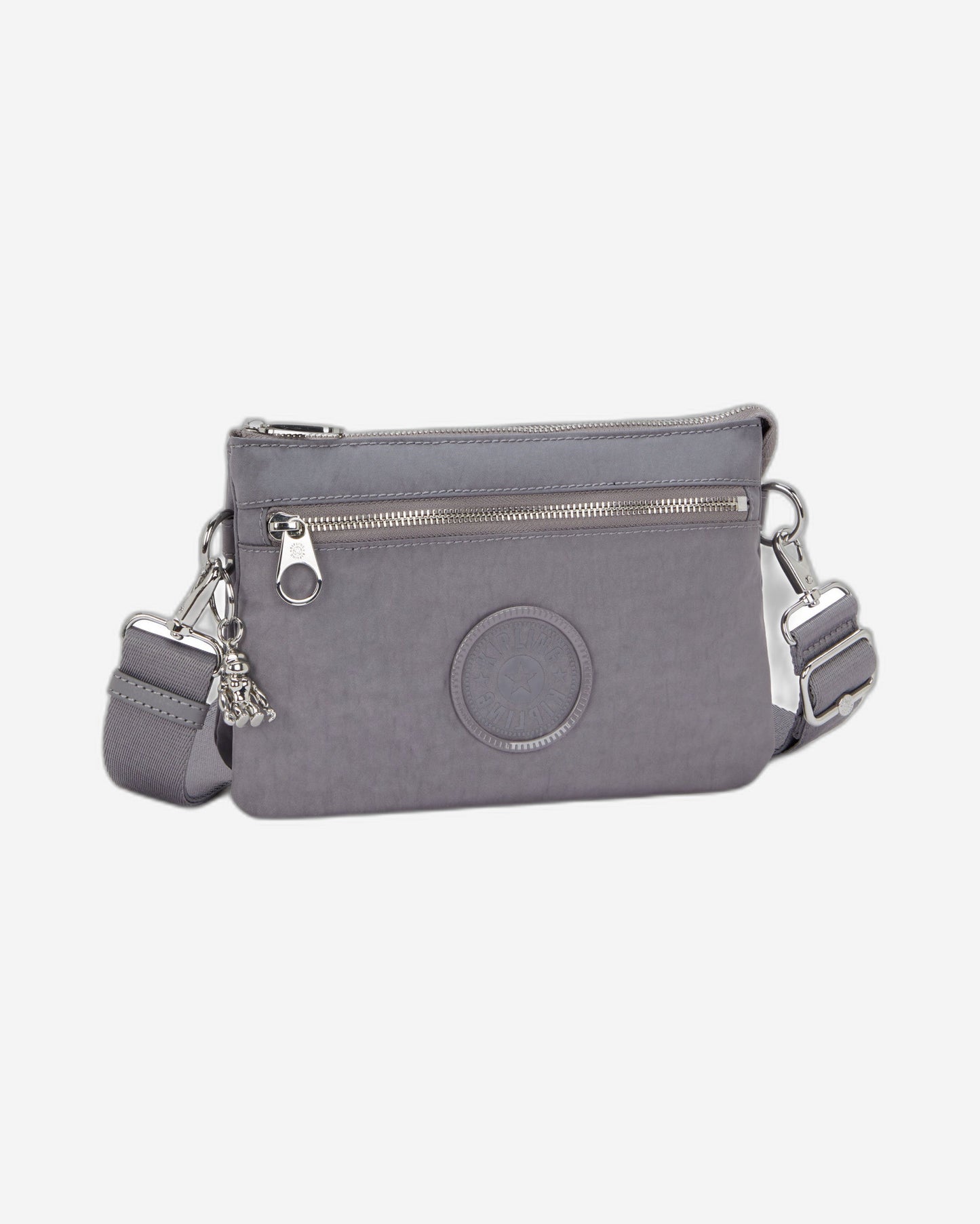 Kipling Riri Zip Grey Spice Small crossbody (with removable shoulderstrap) I3302-4GV