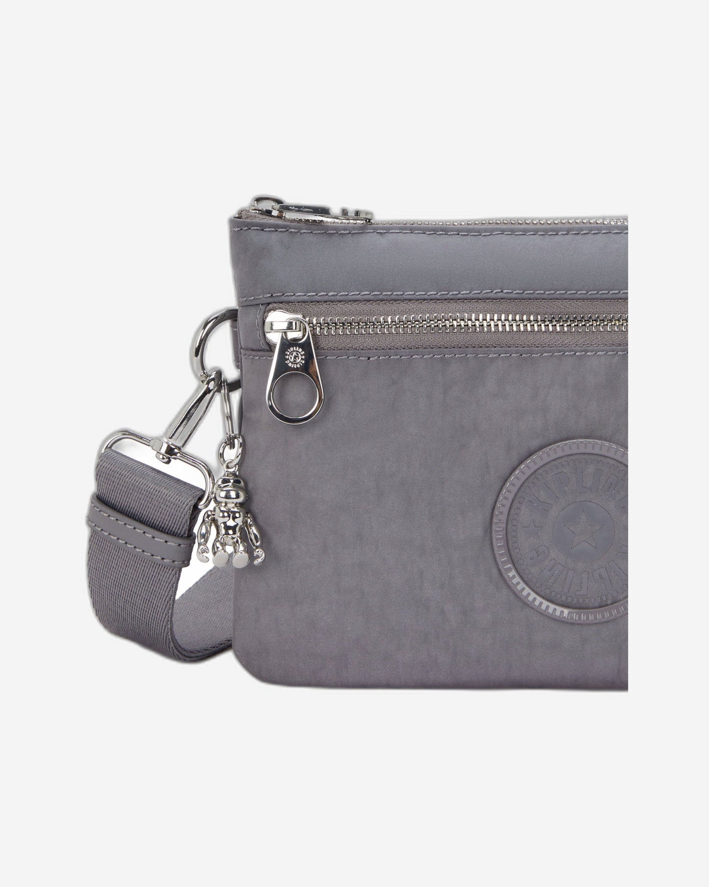 Kipling Riri Zip Grey Spice Small crossbody (with removable shoulderstrap) I3302-4GV