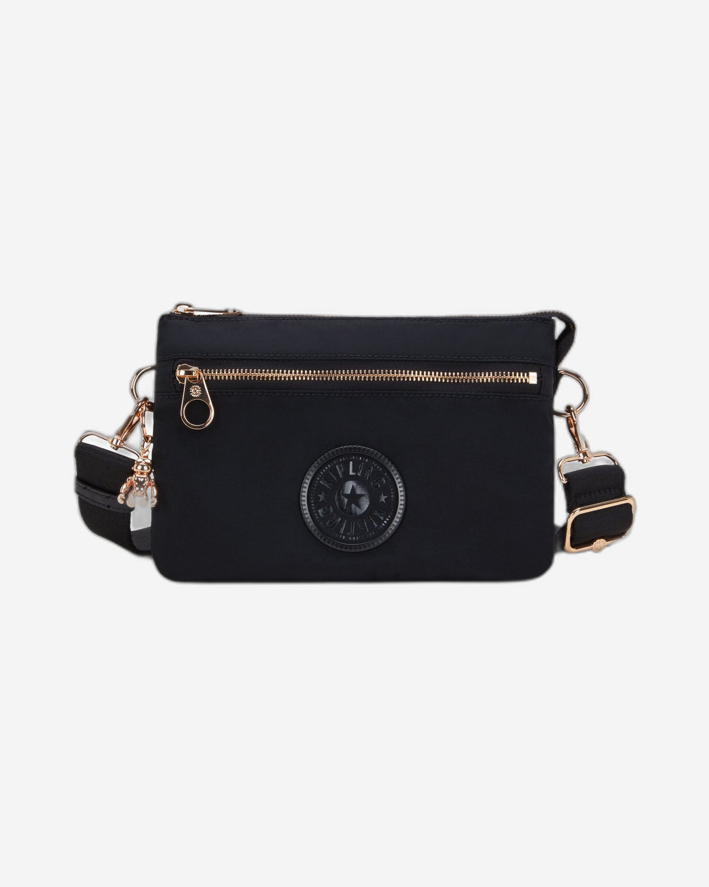 Kipling Riri Zip Blck Rose Spice Small Crossbody  I3302-62Q