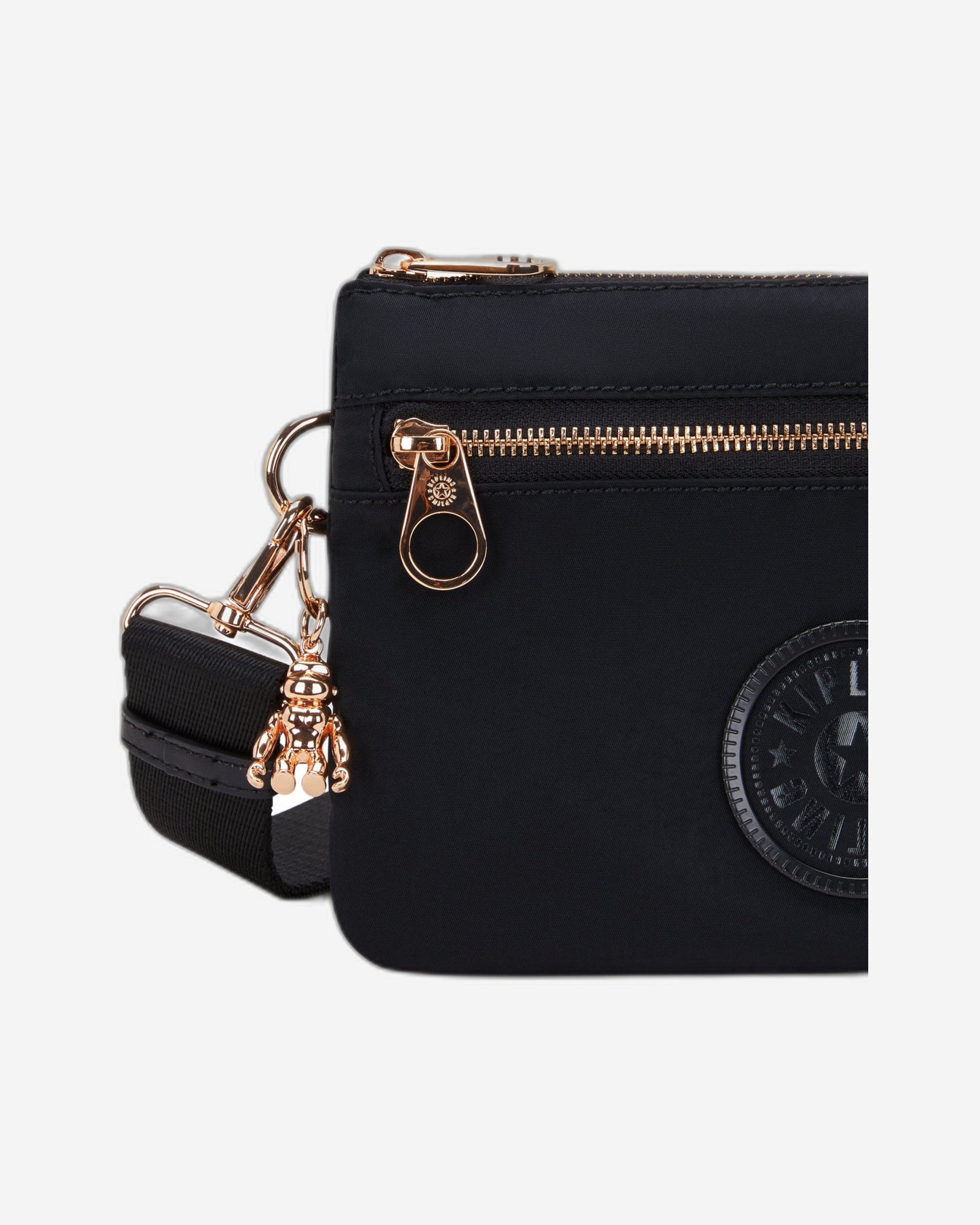 Kipling Riri Zip Blck Rose Spice Small Crossbody  I3302-62Q