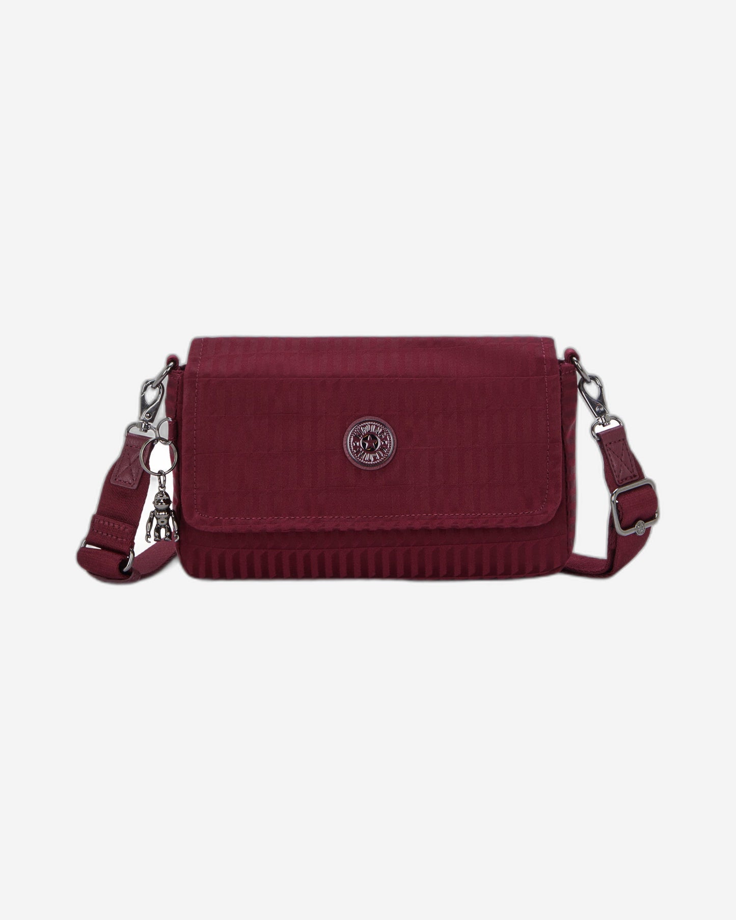 Kipling Aras Up Maroon Tile Jq Small shoulderbag (with removable chain strap) I3353-9HX