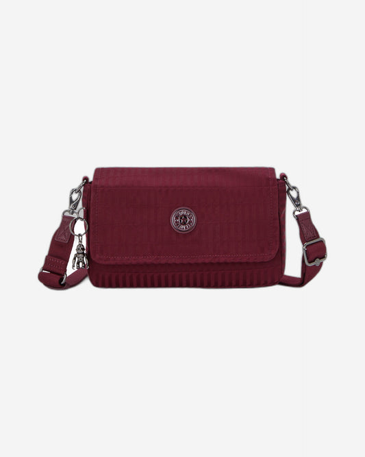 Kipling Aras Up Maroon Tile Jq Small shoulderbag (with removable chain strap) I3353-9HX