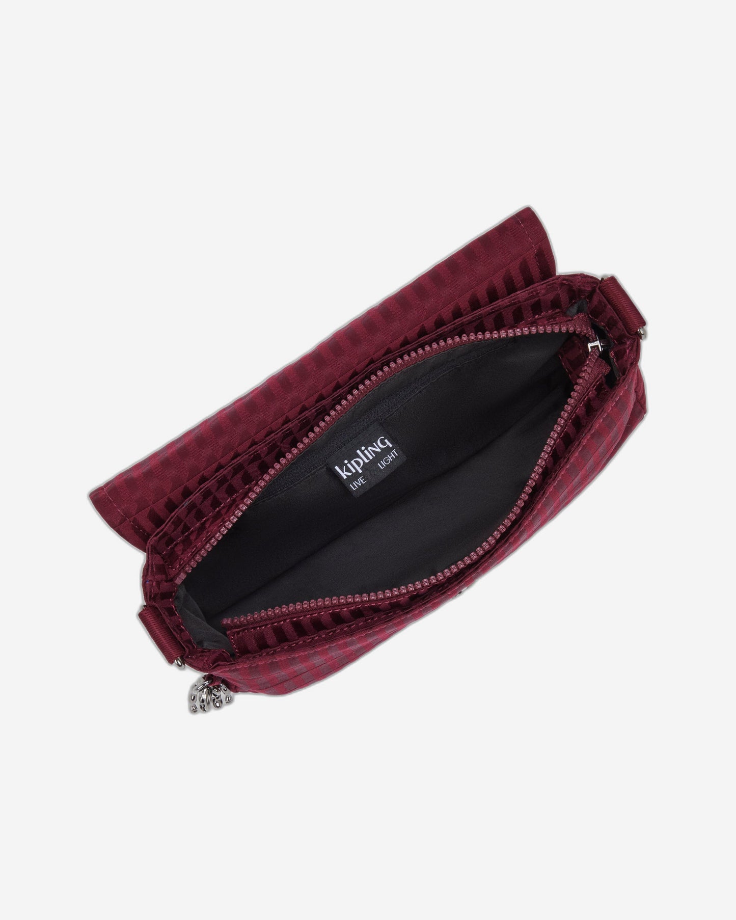 Kipling Aras Up Maroon Tile Jq Small shoulderbag (with removable chain strap) I3353-9HX