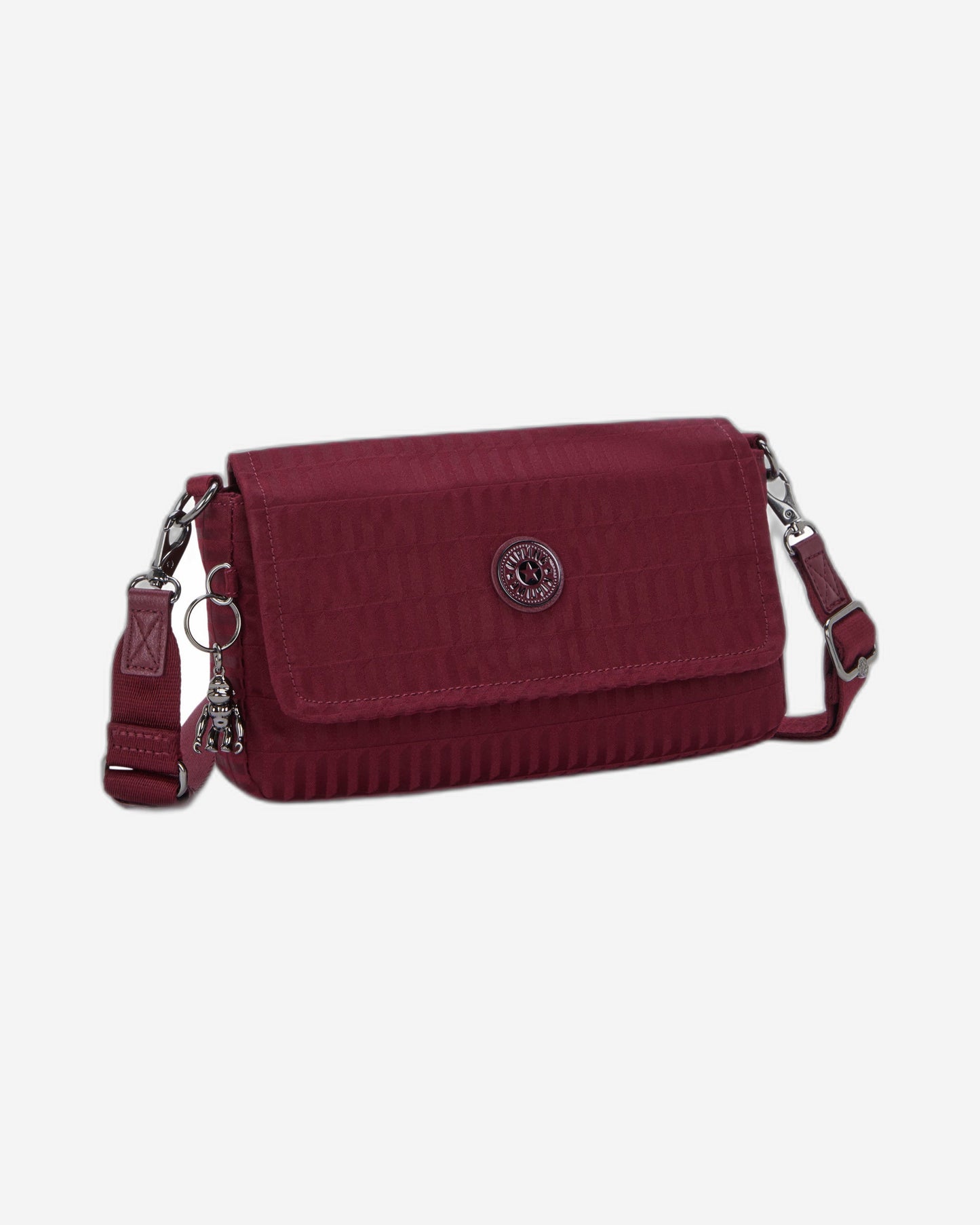 Kipling Aras Up Maroon Tile Jq Small shoulderbag (with removable chain strap) I3353-9HX