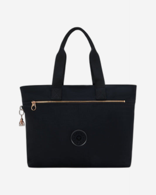 Kipling Colissa Zip Blck Rose Spice Tote Bag I3381-62Q