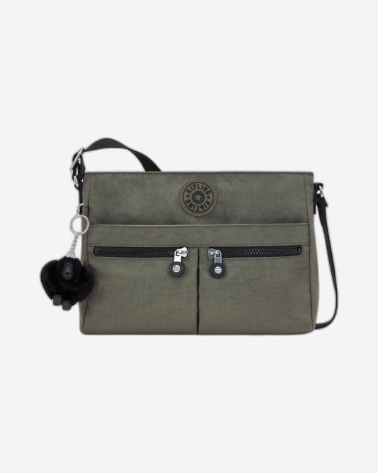 Kipling New Angie Green Moss Small Crossbody Bag C2I3389-88D