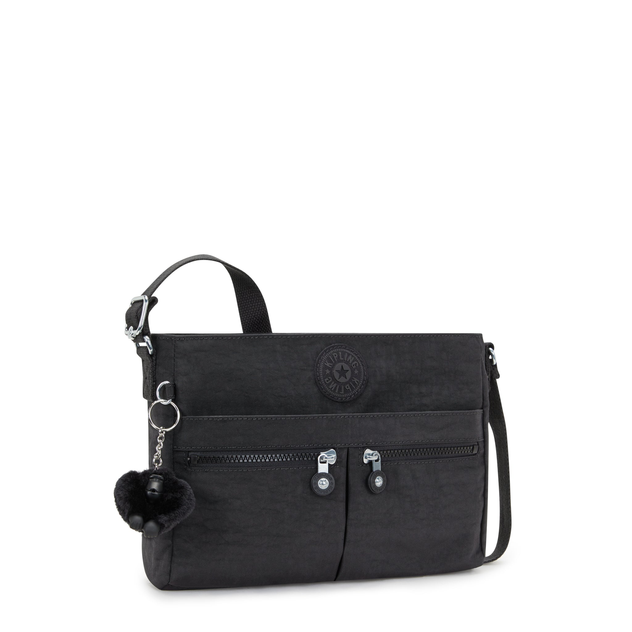 Kipling New Angie Black Noir Crossbody Bag C2I3389-P39
