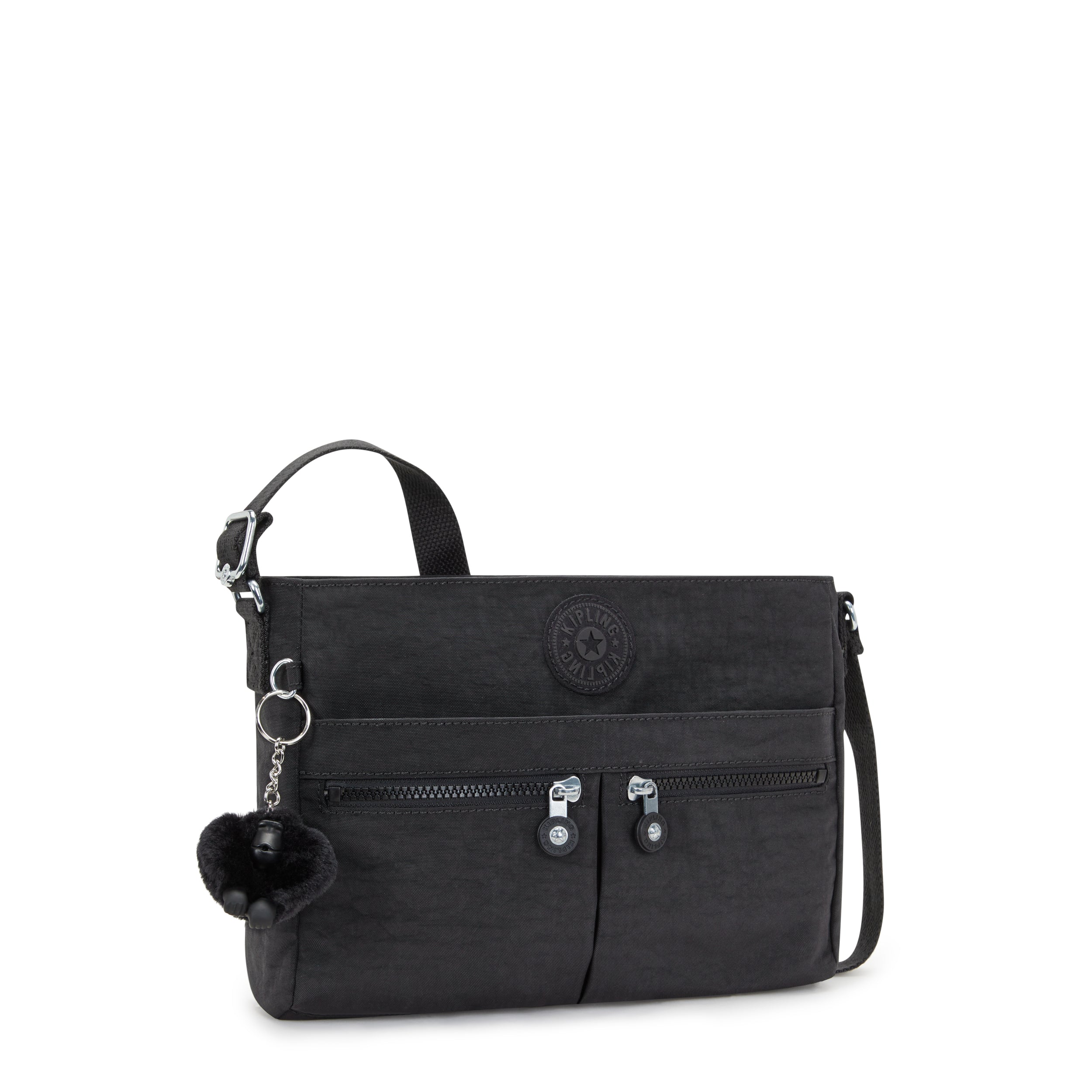Kipling New Angie Black Noir Small Crossbody Bag C2I3389-P39
