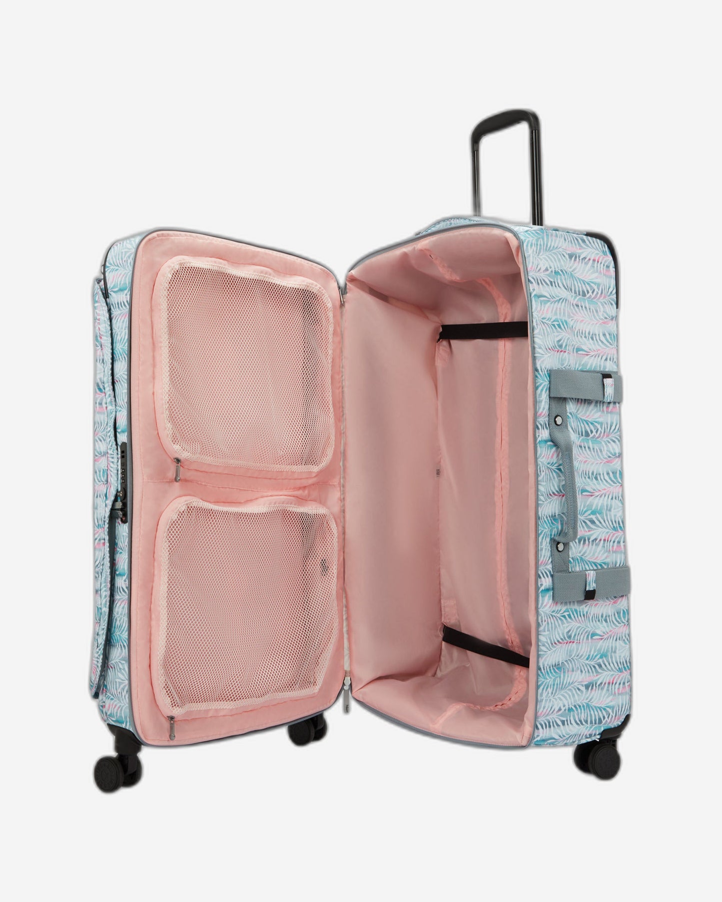 Kipling Spontaneous L Palmtree Leaves Large Wheeled Luggage I3397-3QN