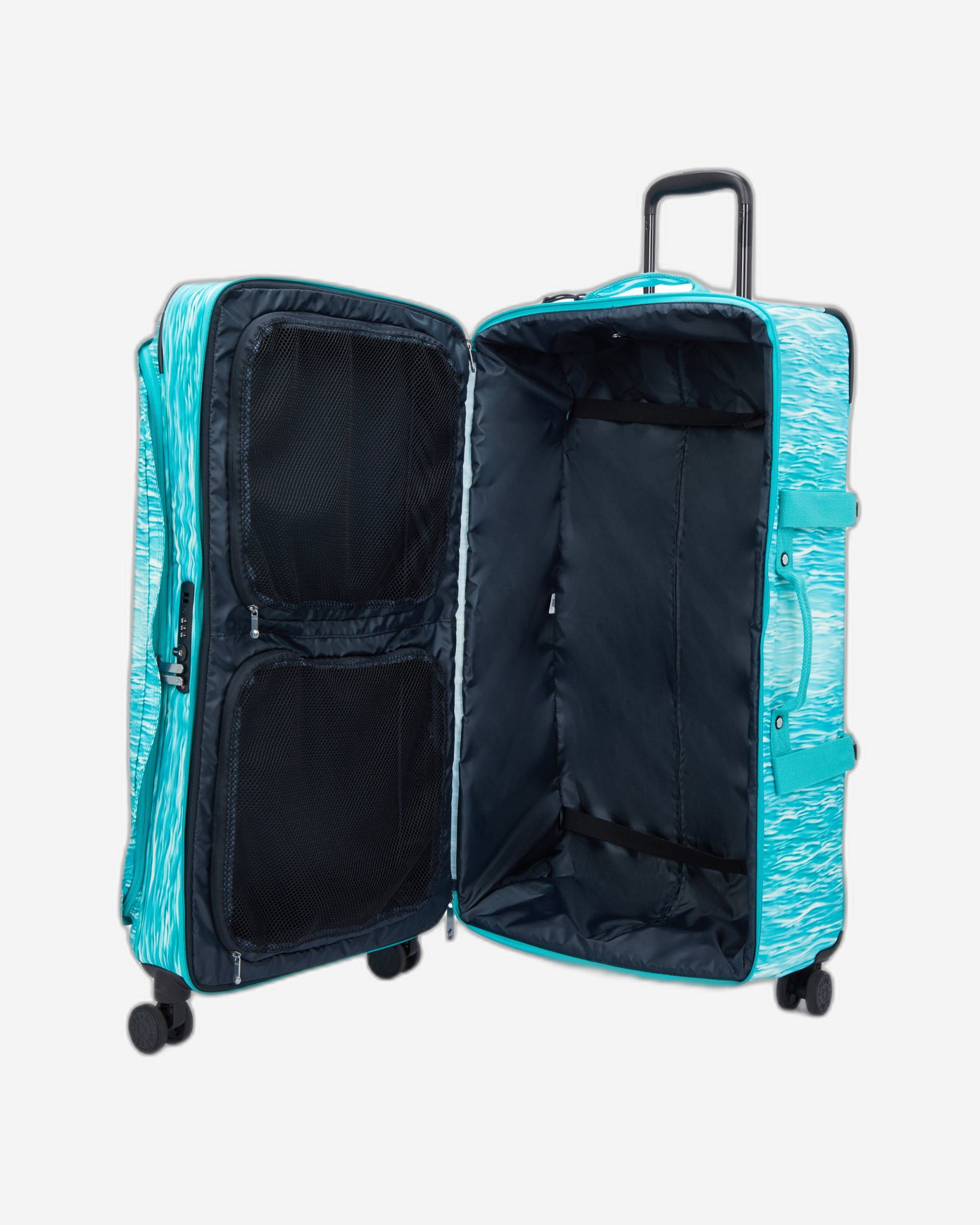 Kipling Spontaneous L Aqua Pool Large Wheeled Luggage C2I3397-5MF